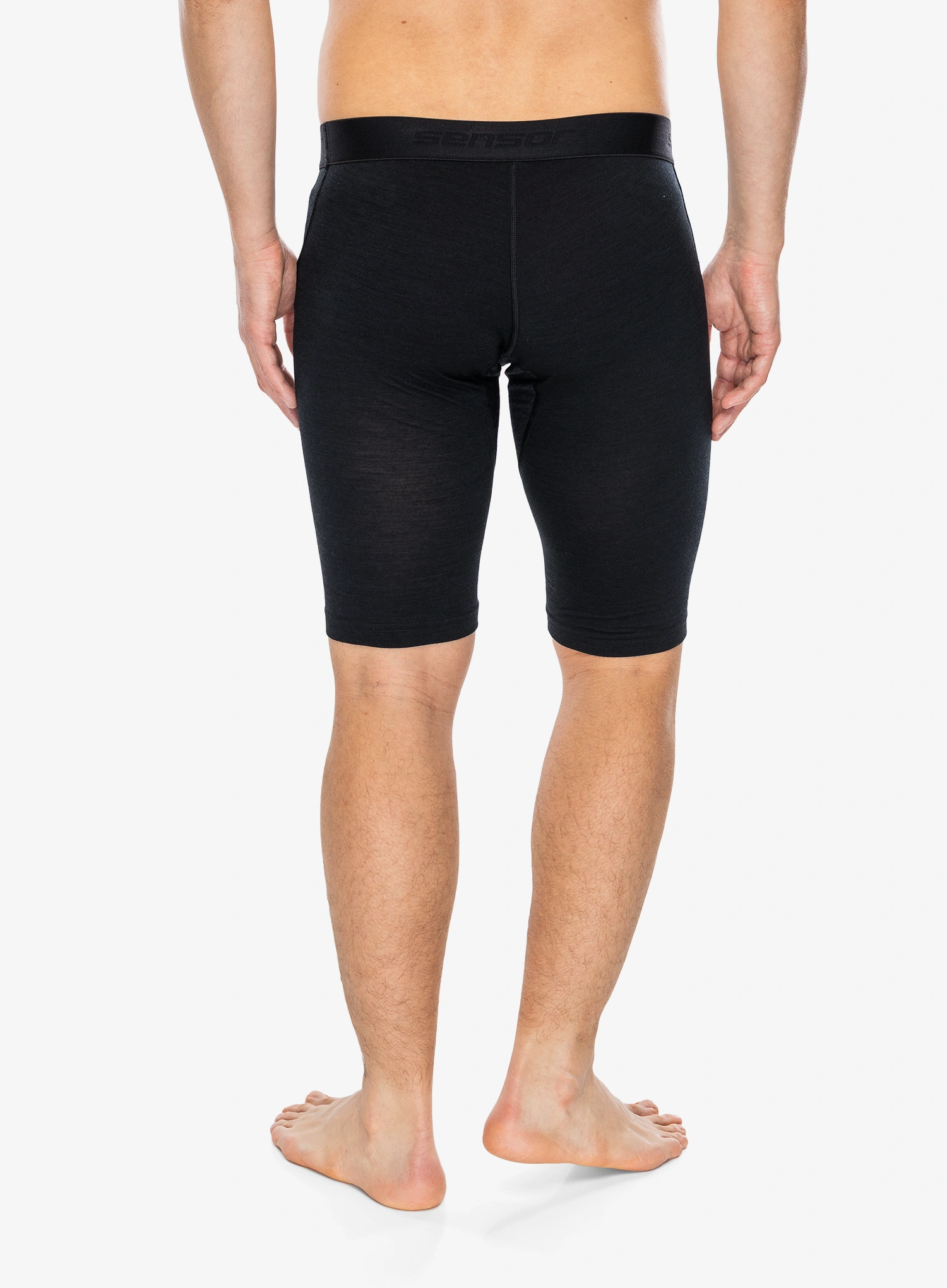 Termoaktivne bokserice Sensor Merino Air Boxers Long - black