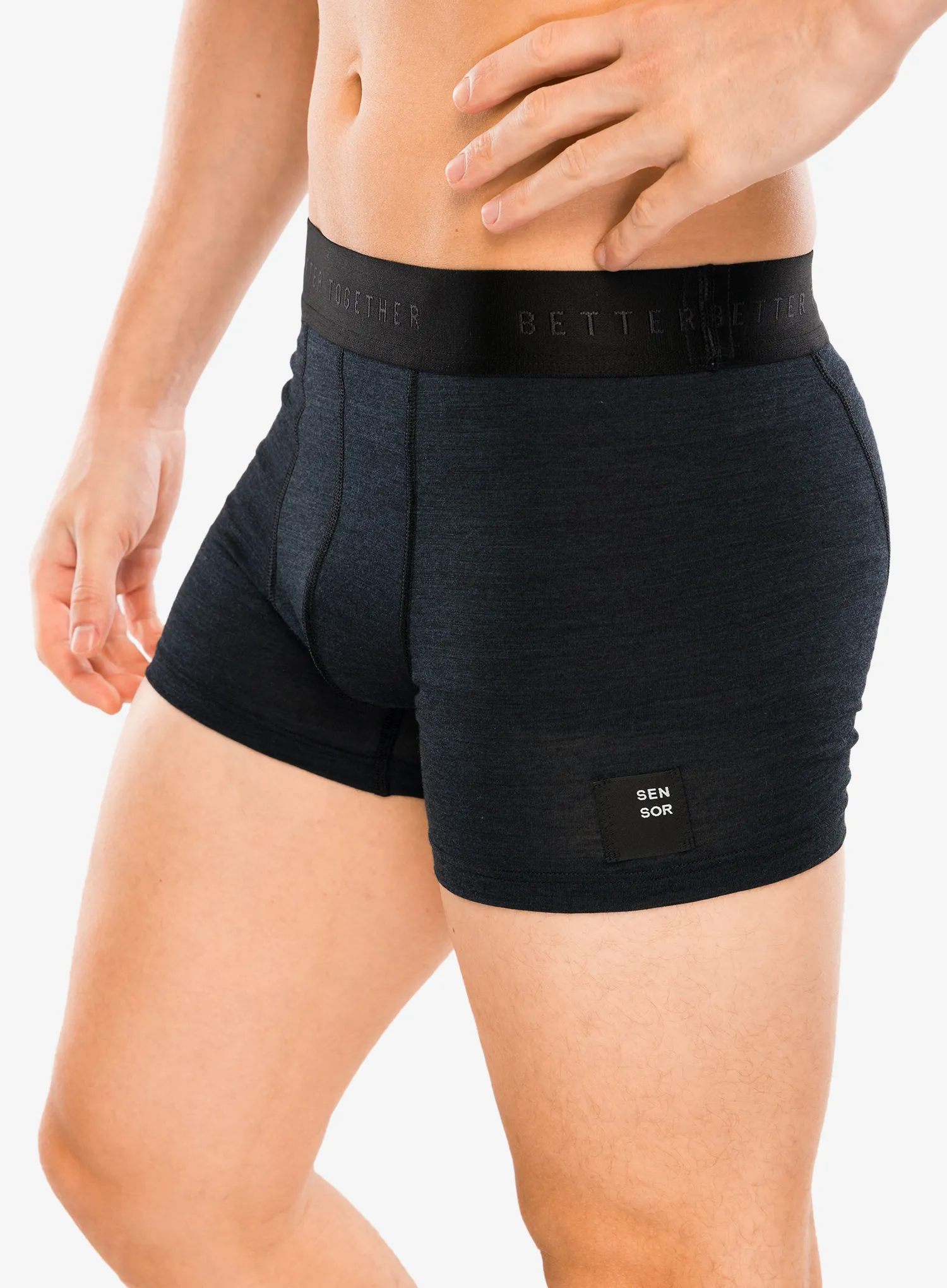 Termoaktivne bokserice Sensor Merino Cordura Boxers - black