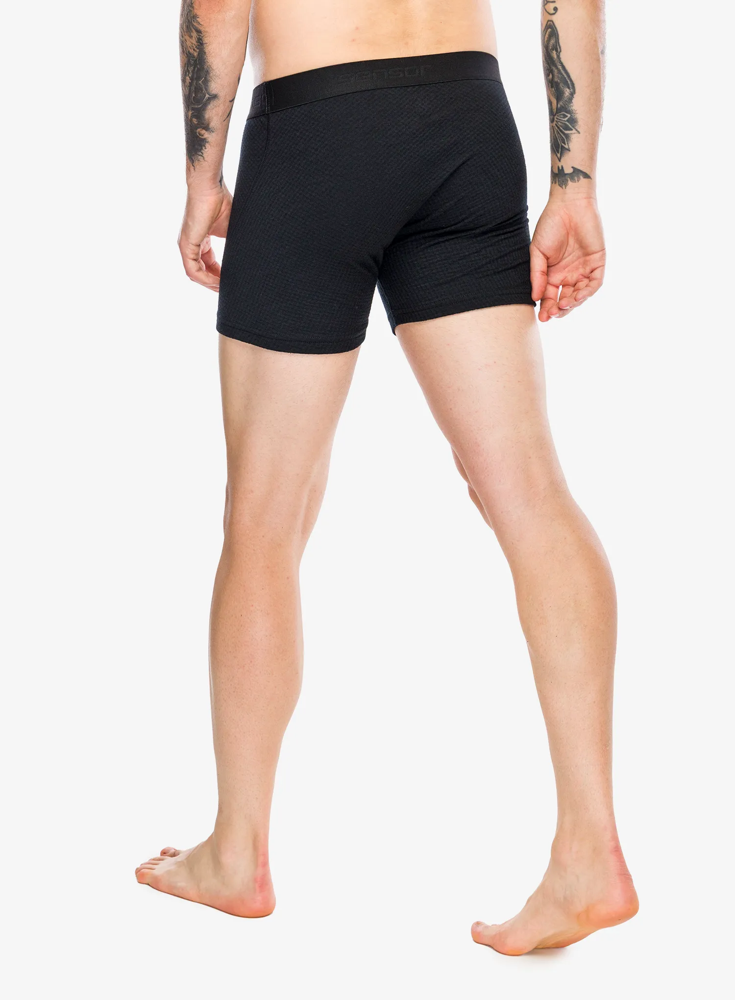Termoaktivne bokserice Sensor Merino DF Boxers - black