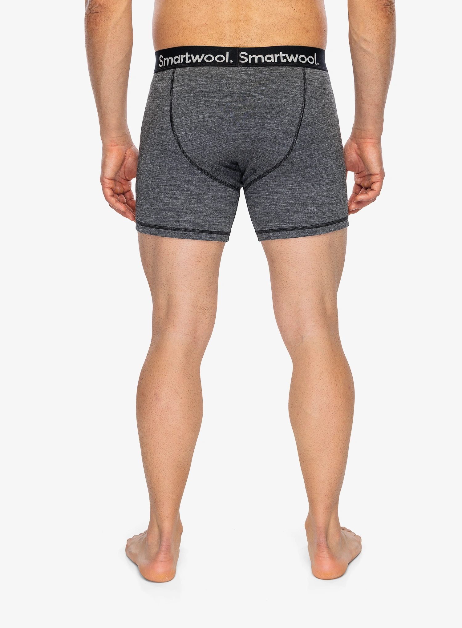 Termoaktivne bokserice Smartwool Active Boxer Brief Boxed - medium gray heather