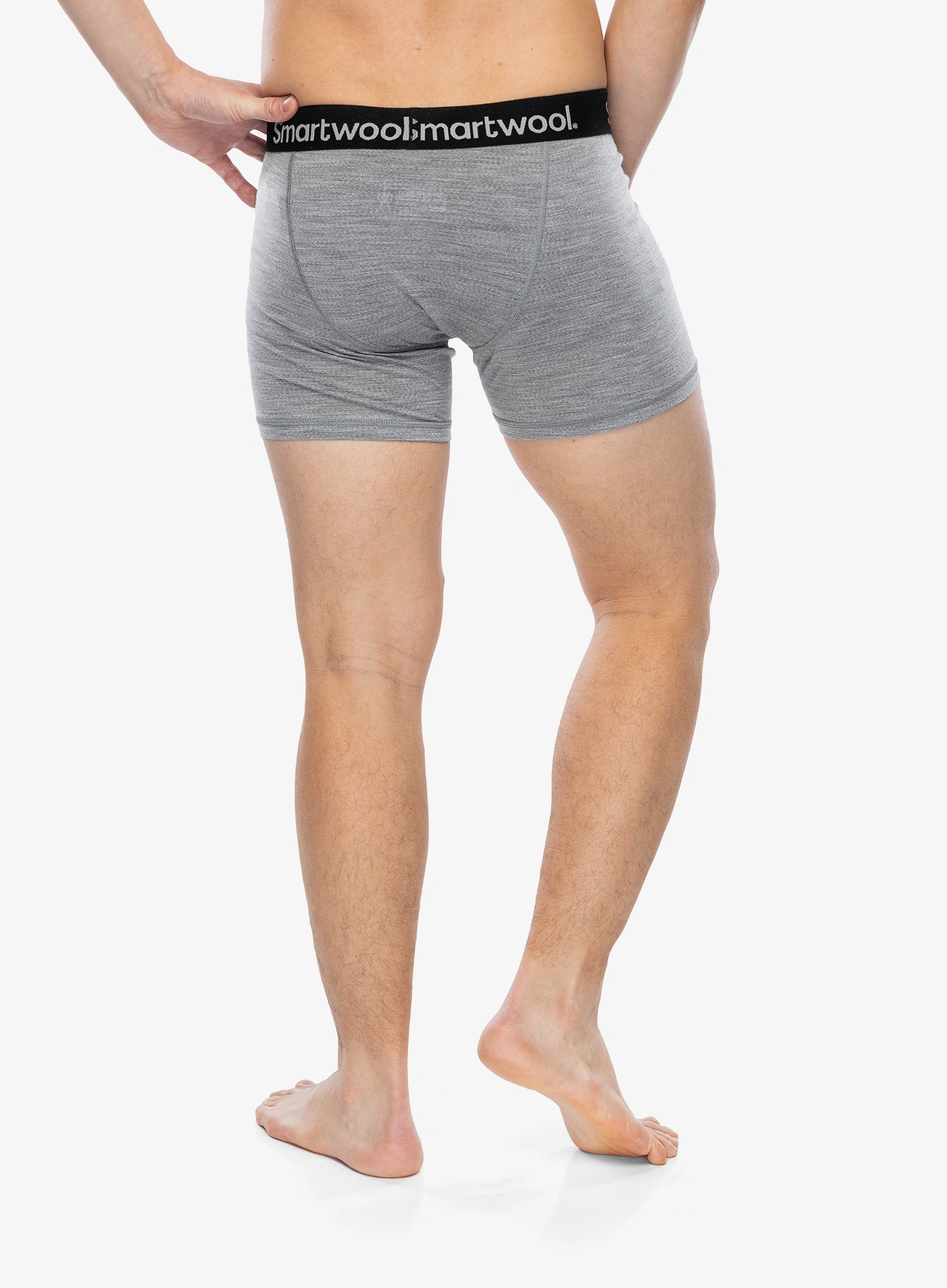 Termoaktivne bokserice Smartwool Merino Boxer Brief Boxed - light gray heather