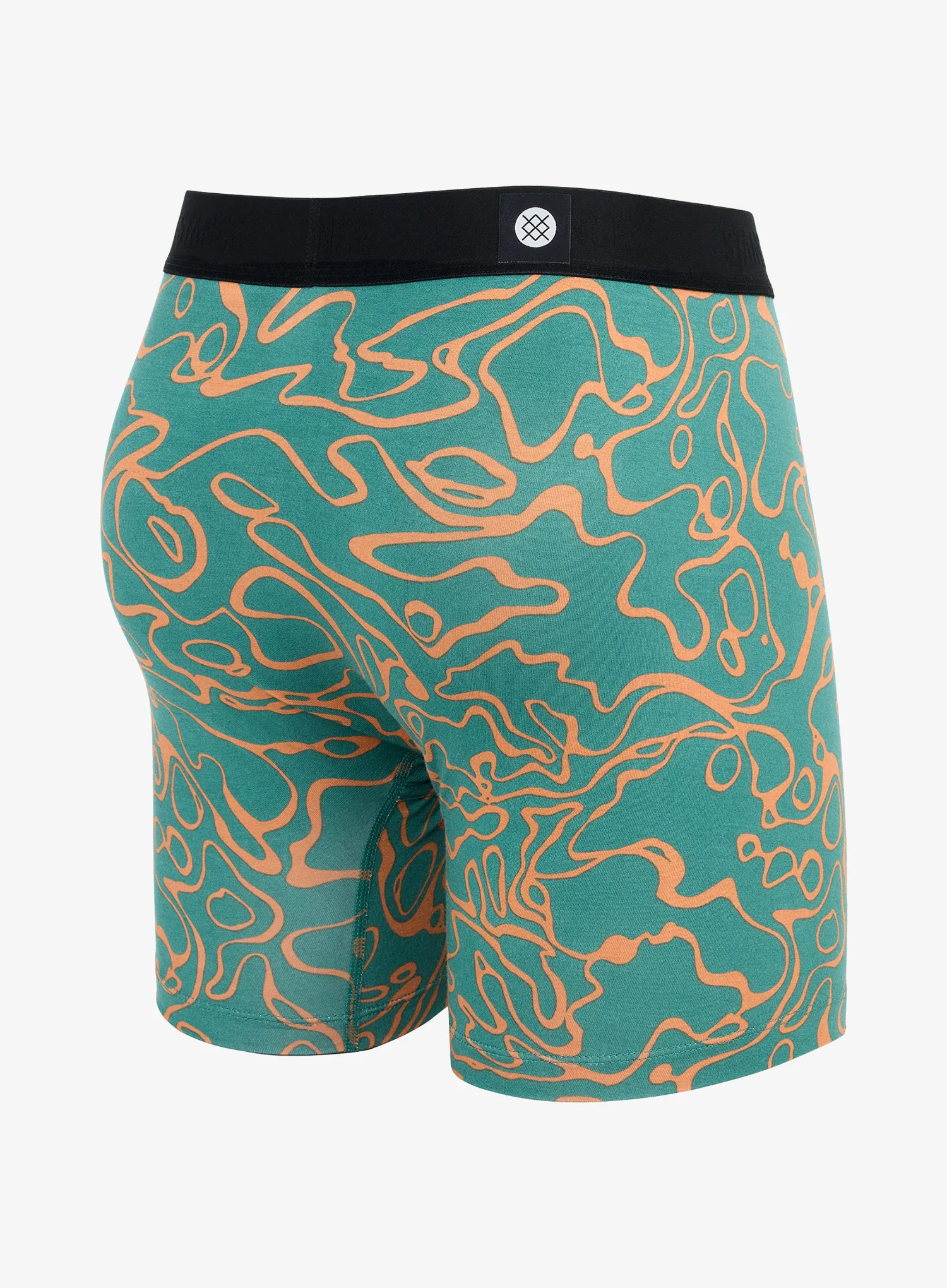 Termoaktivne bokserice Stance Lava Lamp Boxer Brief - teal