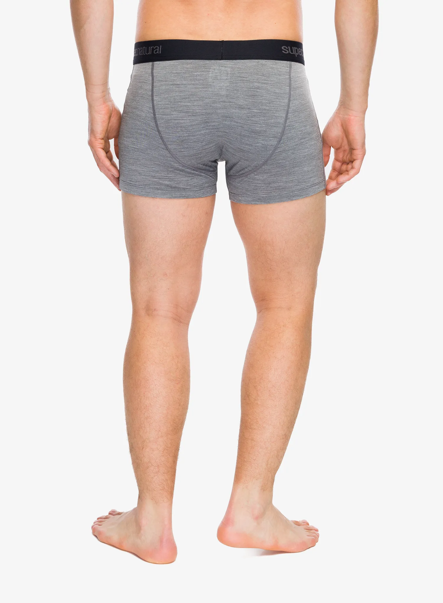 Termoaktivne bokserice Super.natural Tundra175 Boxer - cashmere grey melange