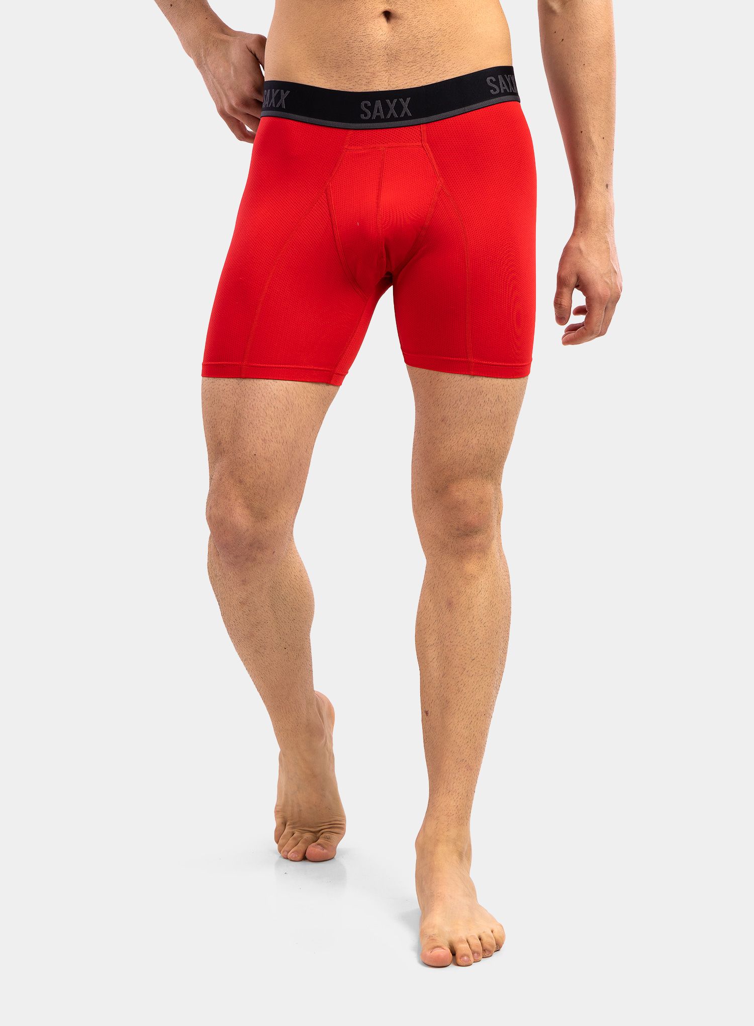 Termoaktivne bokserice SAXX Kinetic HD Boxer Brief - red