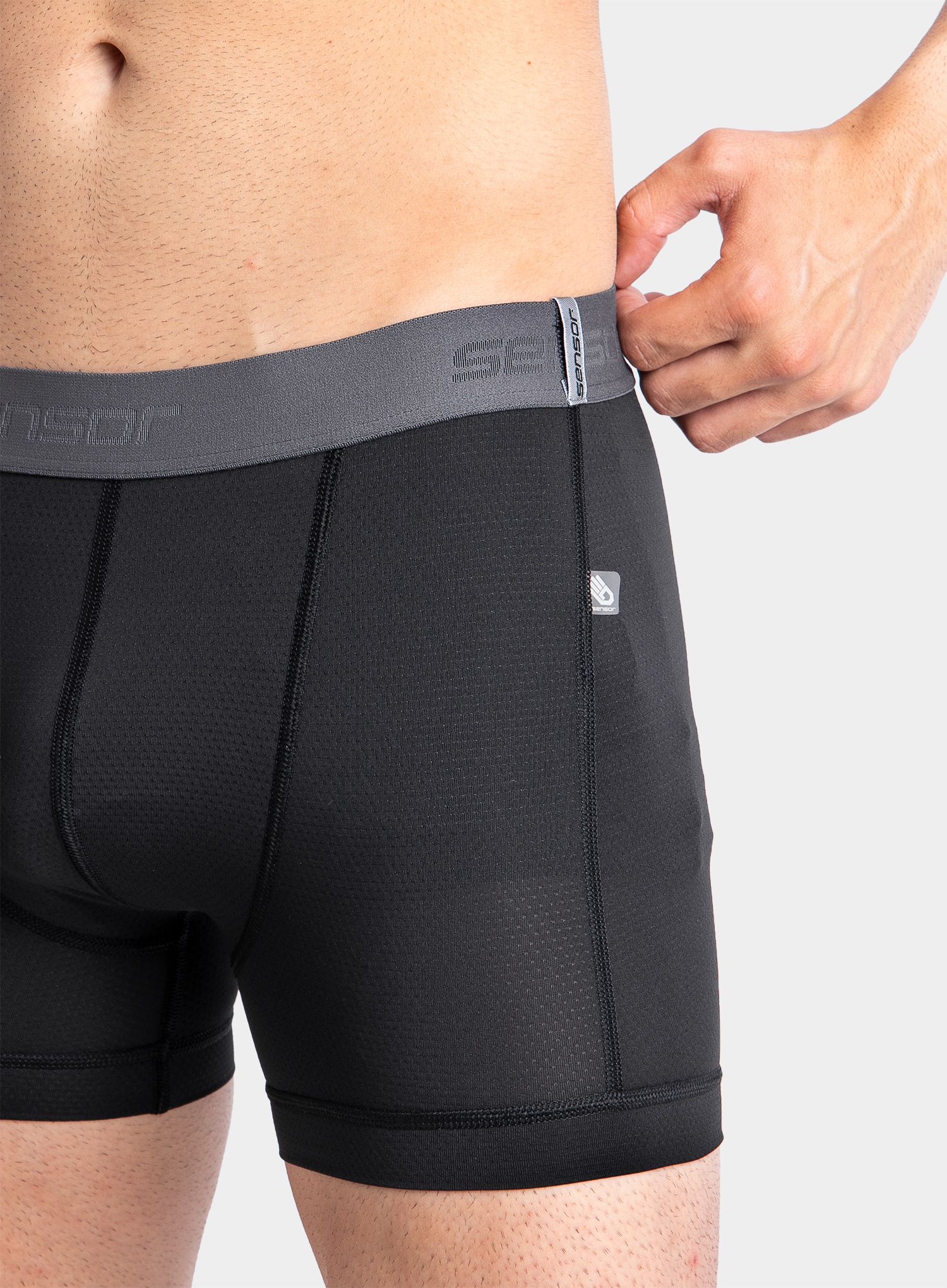 Termoaktivne bokserice Sensor Coolmax Tech Boxers 3-Pack - black/white/saphire