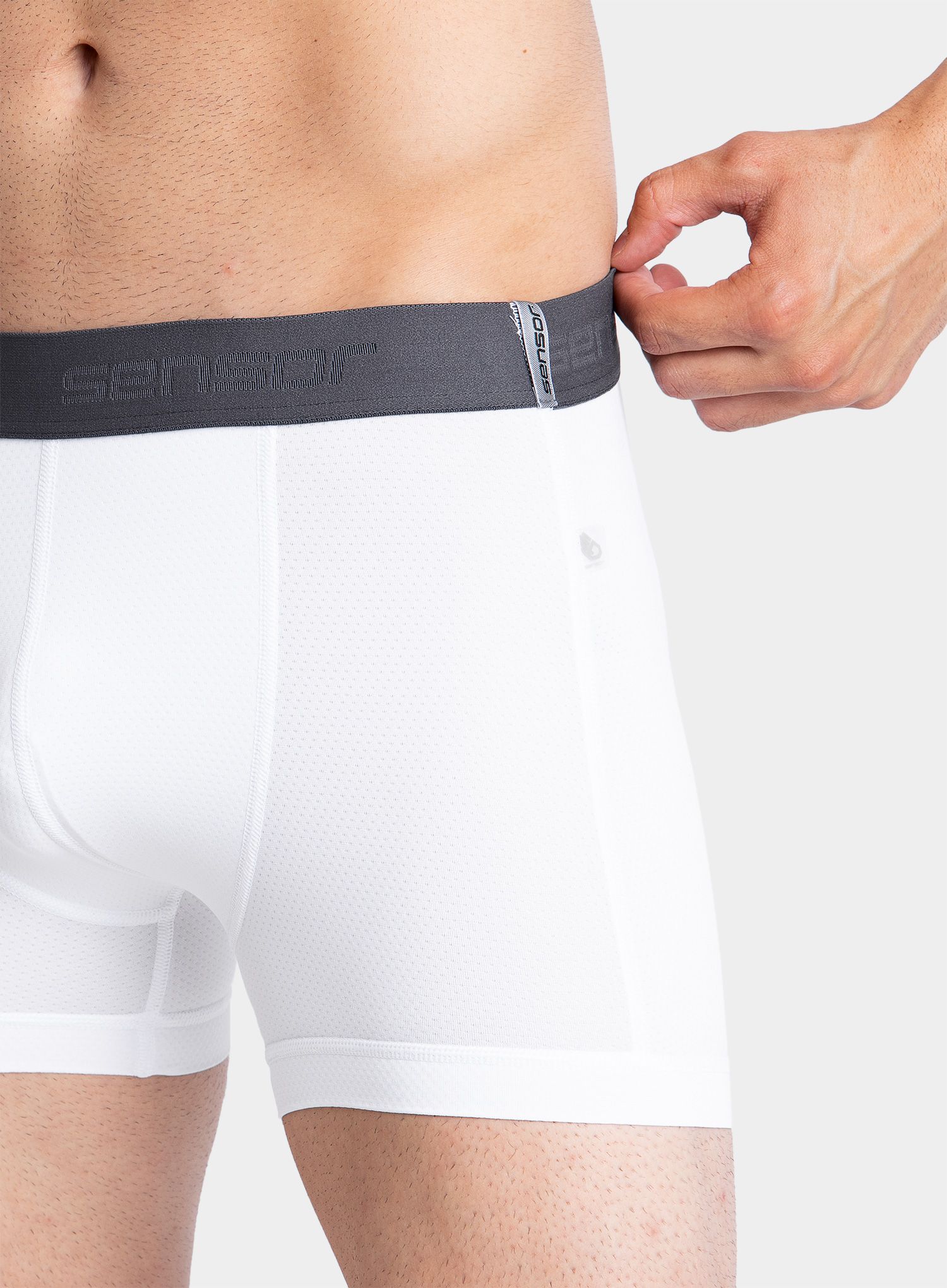 Termoaktivne bokserice Sensor Coolmax Tech Boxers 3-Pack - black/white/saphire