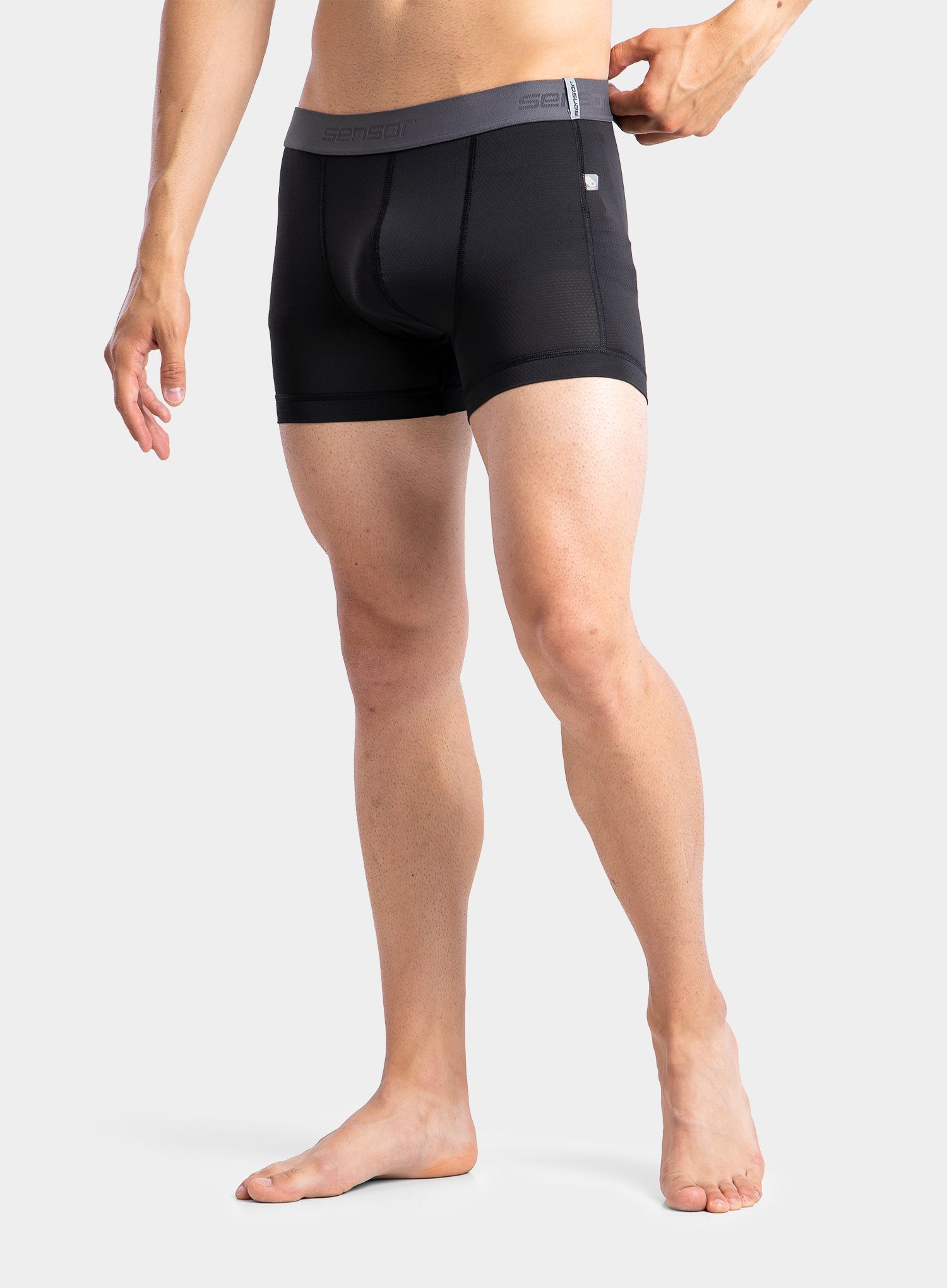Termoaktivne bokserice Sensor Coolmax Tech Boxers 3-Pack - black/white/saphire