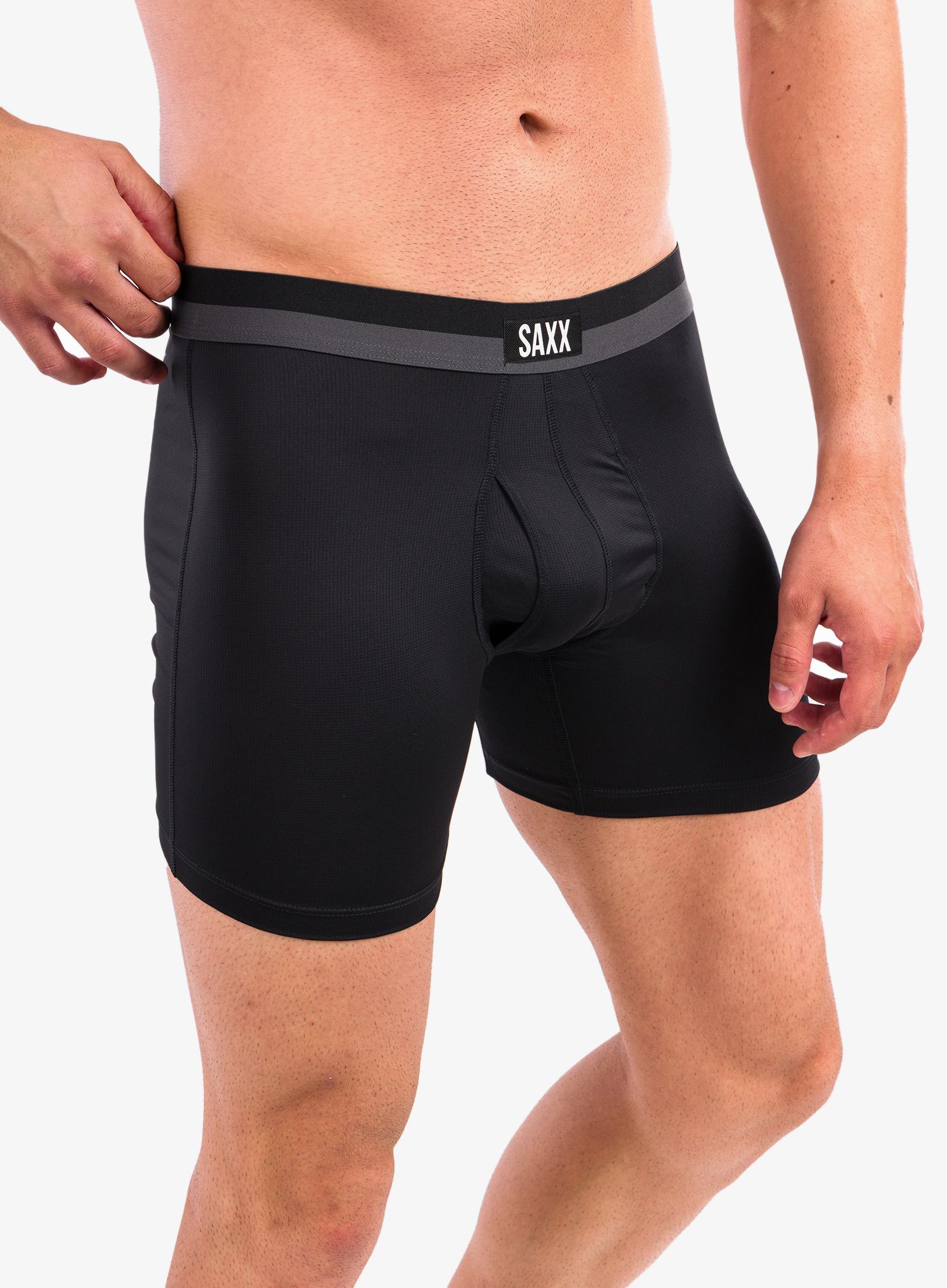 Termoaktivne bokserice SAXX Sport Mesh Brief Fly - black