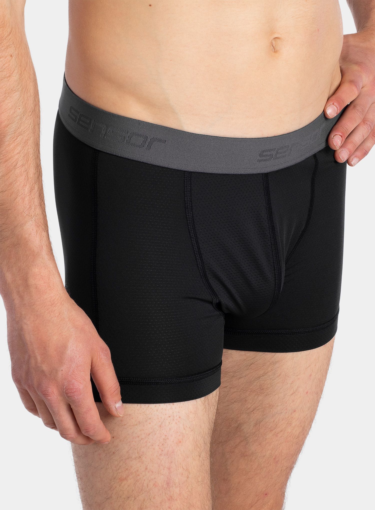 Termoaktivne bokserice Sensor Coolmax Tech Boxers - black