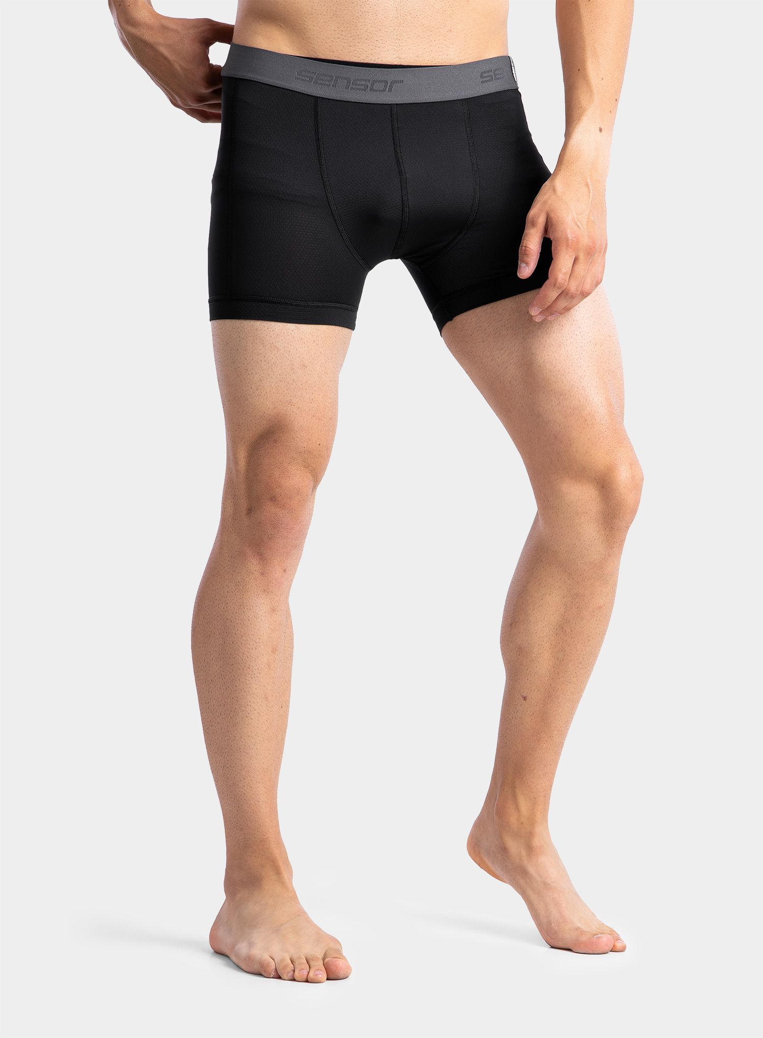 Termoaktivne bokserice Sensor Coolmax Tech Boxers - black