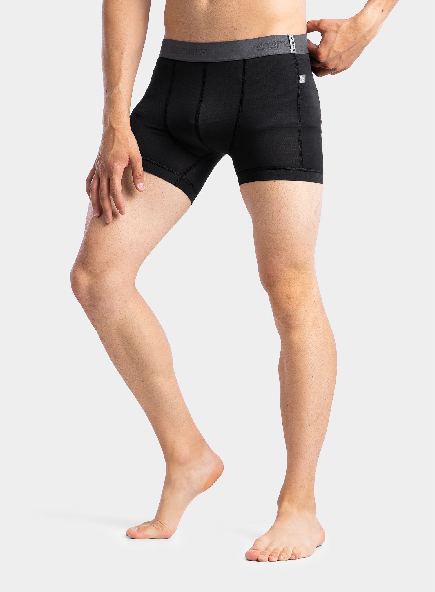 Termoaktivne bokserice Sensor Coolmax Tech Boxers - black
