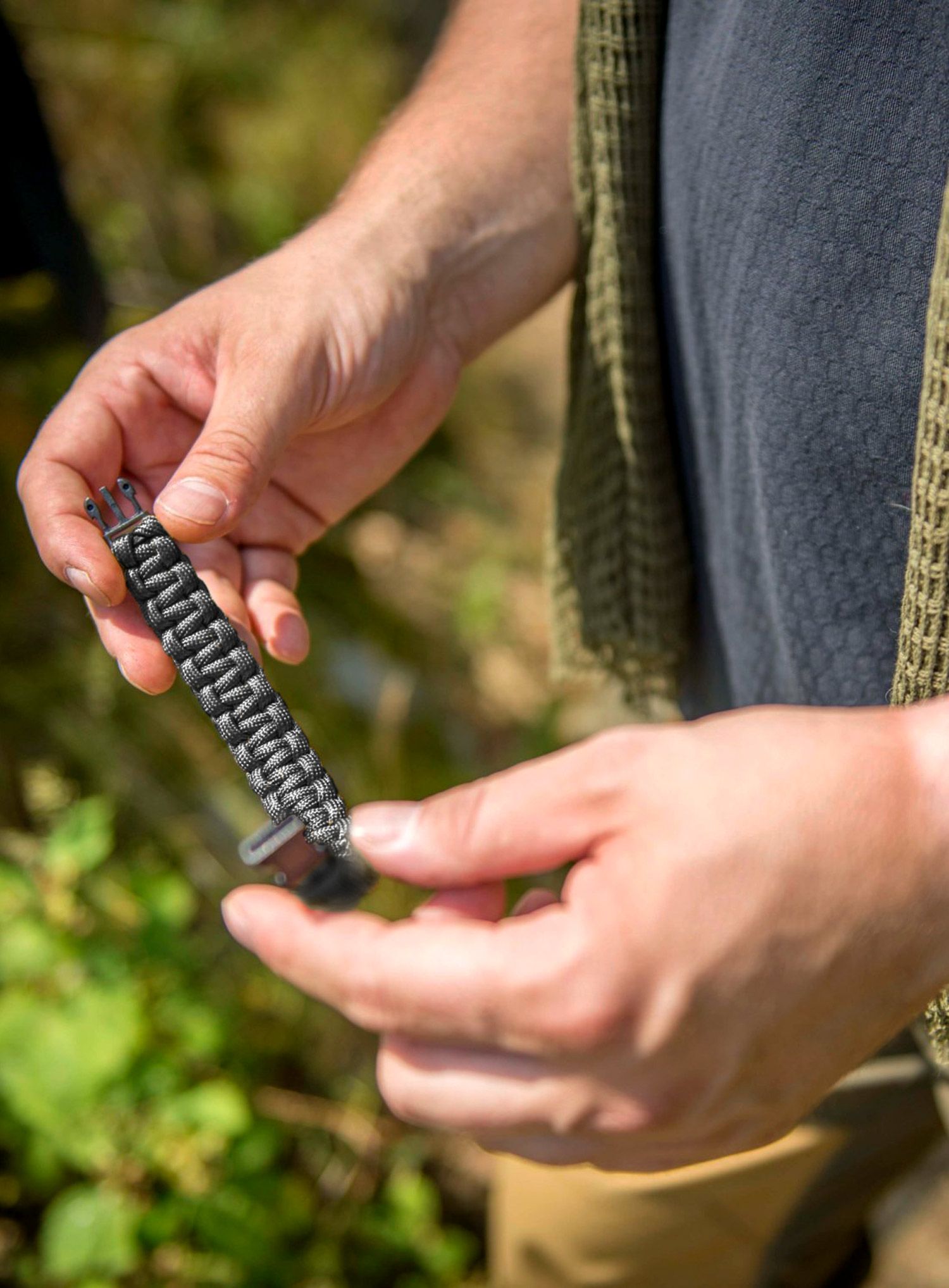 Narukvica Helikon-Tex Survival Bracelet - Paracord - black