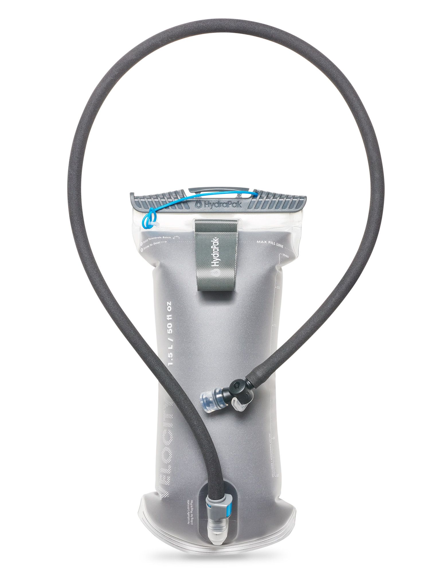 Mijeh za vodu HydraPak Velocity IT 1,5L - clear