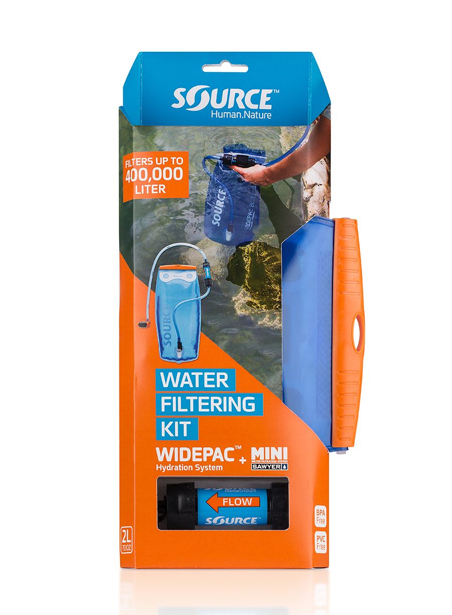 Mijeh za vodu Source Widepac + Filter 2L - transparent blue