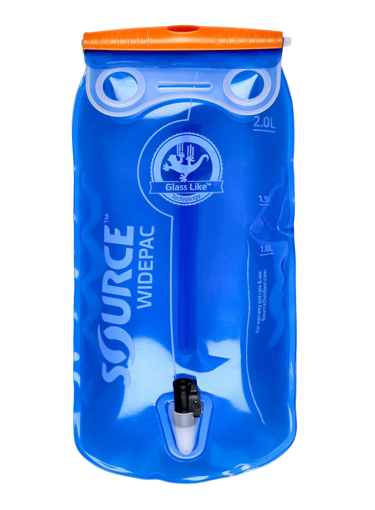 Mijeh za vodu Source Widepac LP 2L - transparent blue