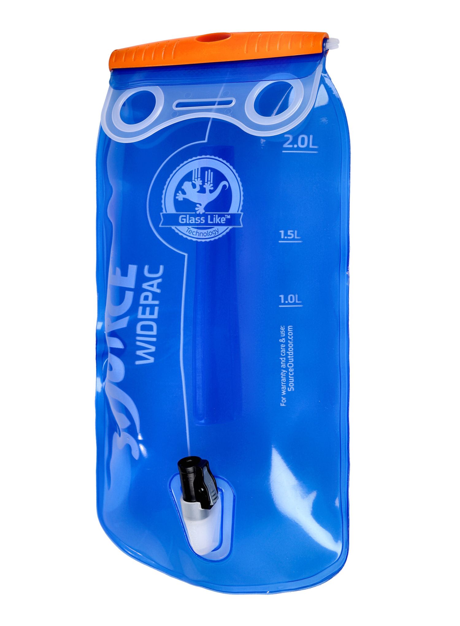Mijeh za vodu Source Widepac LP 2L - transparent blue
