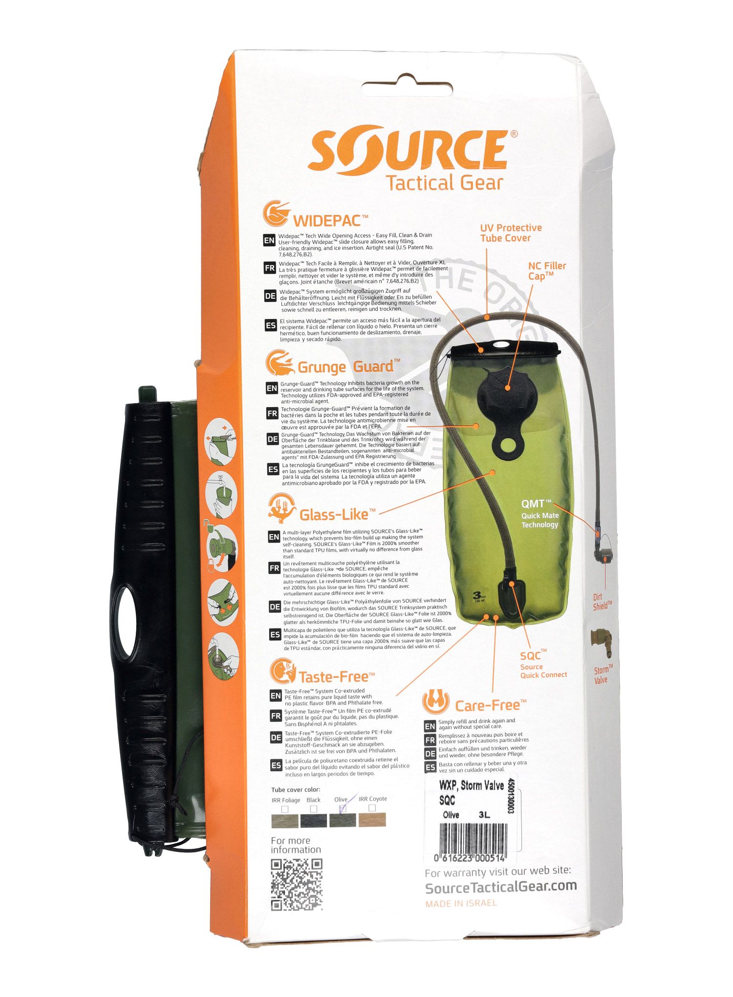 Mijeh za vodu Source WXP 3L - olive