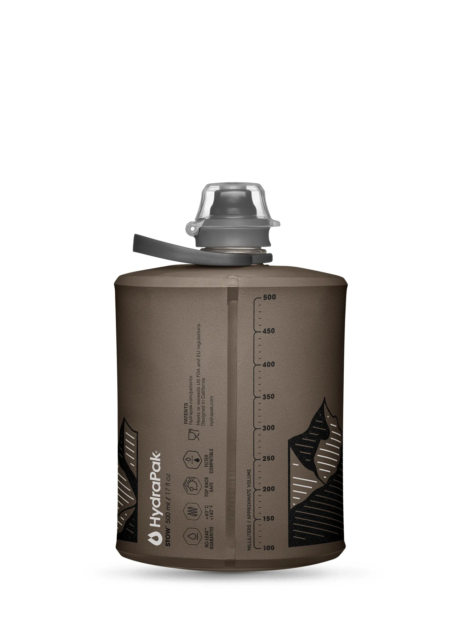 Boca HydraPak Stow 500 ml - mammoth grey