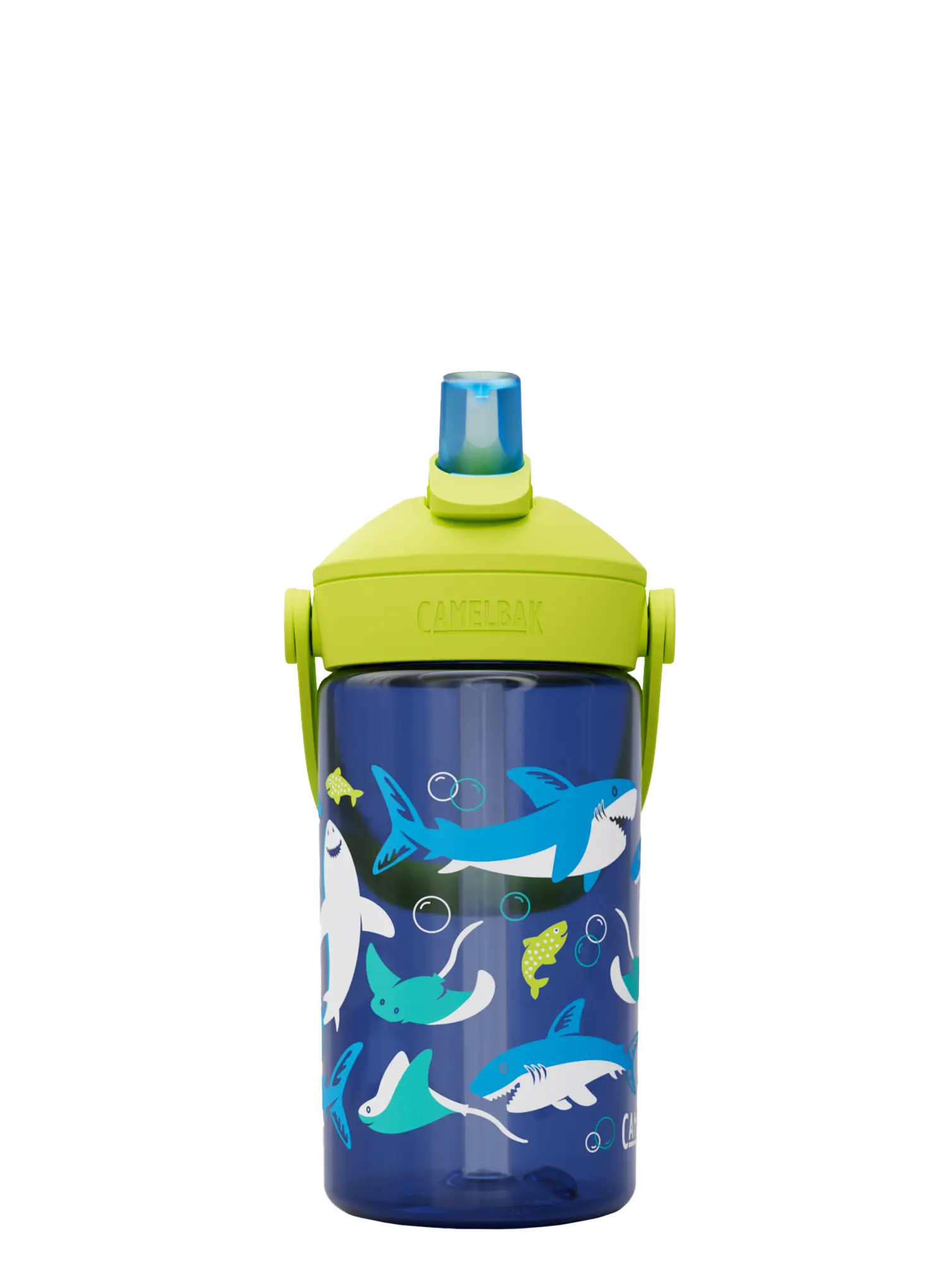 Boca za vodu za djecu CamelBak Thrive Flip Straw Kids 400ml - sharks and rays