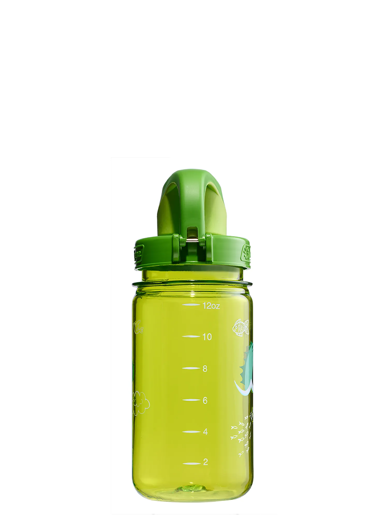 Boca za vodu za djecu Nalgene On The Fly Kids 12 oz (355 ml) - green nessie