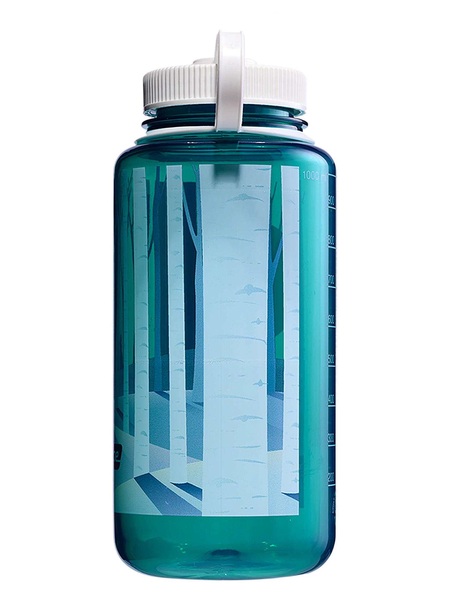 Boca Nalgene Wide Mouth 32 oz (946 ml) - trout w/landscape forest