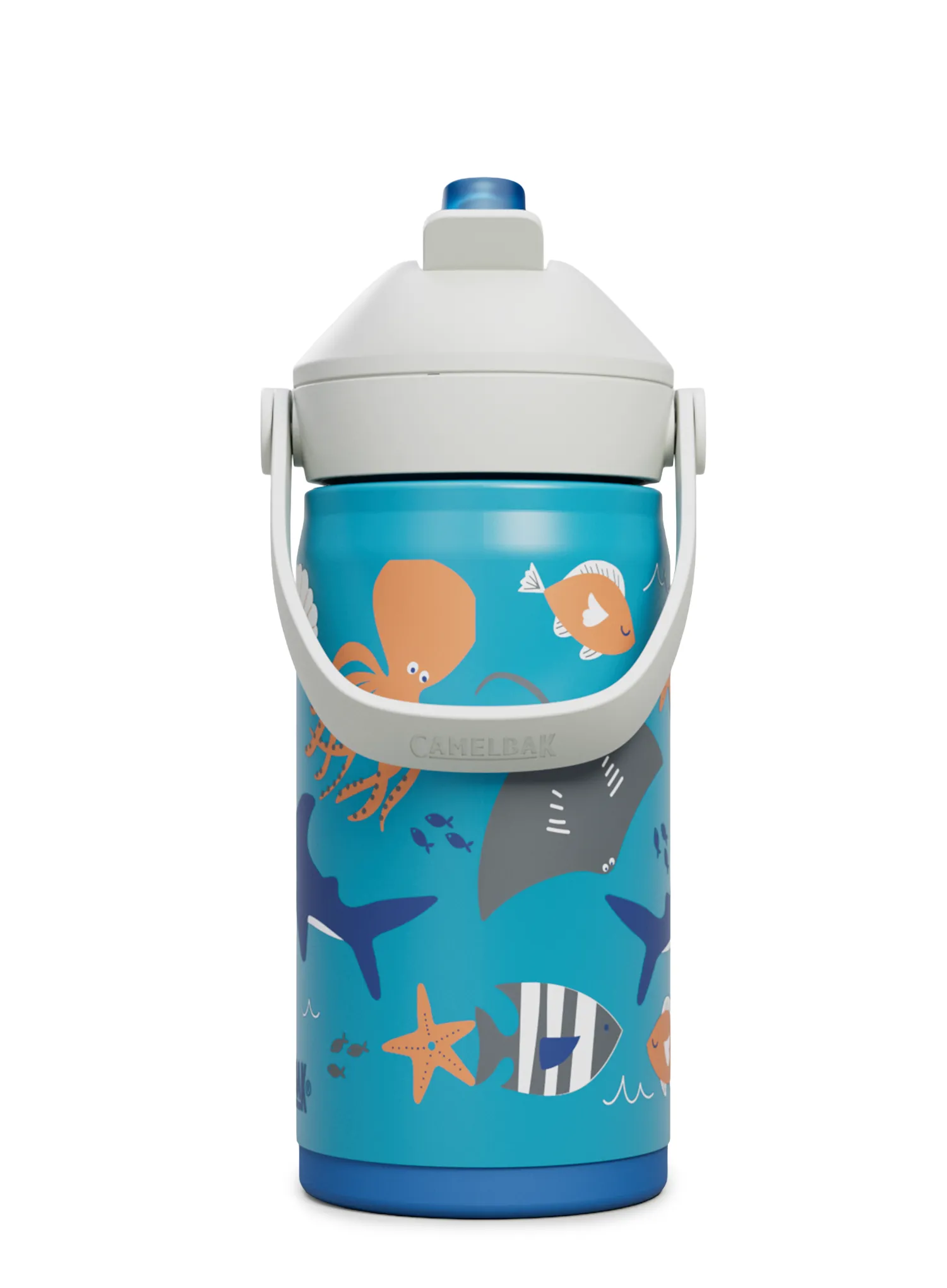 Termo boca za djecu Camelbak Thrive Flip Straw Kids Insulated SST 350 ml - ocean life