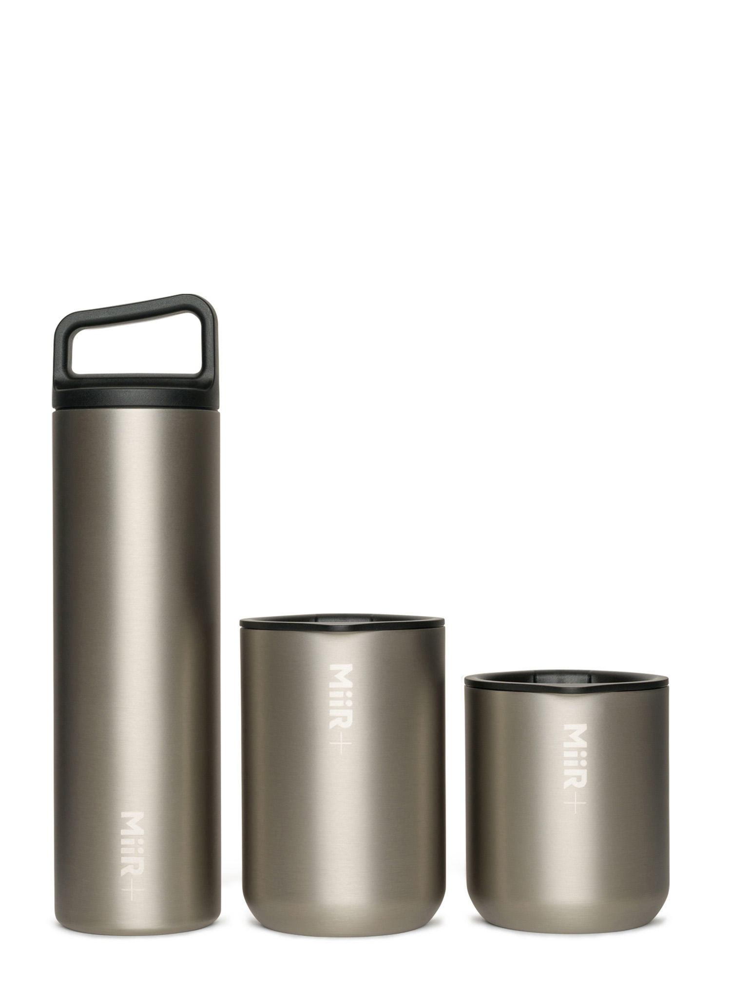 Termo boca MiiR Climate+ Wide Mouth Bottle (590 ml) - brushed stainless
