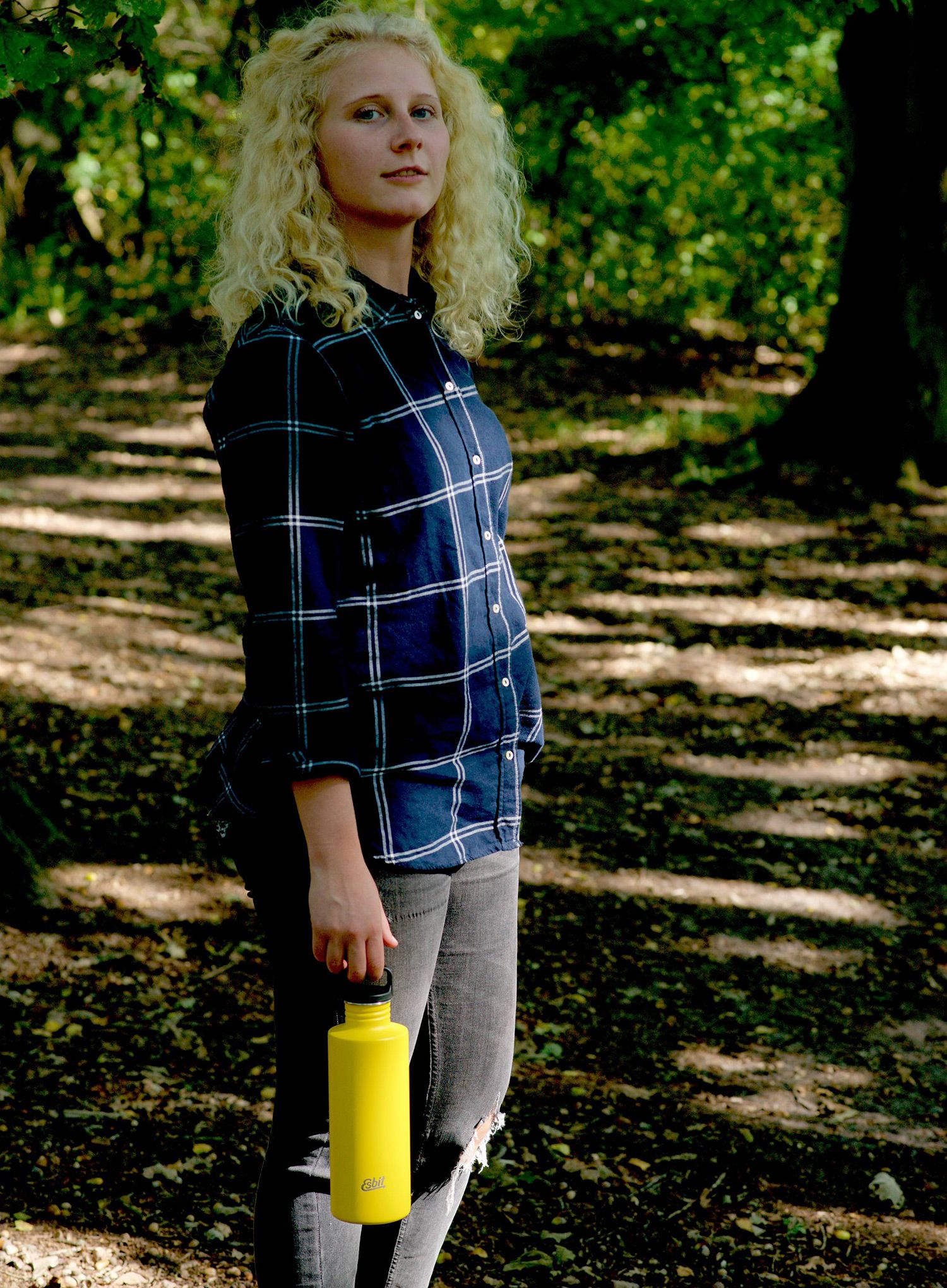 Boca Esbit Sculptor Drinking Bottle 1L - sunshine yellow