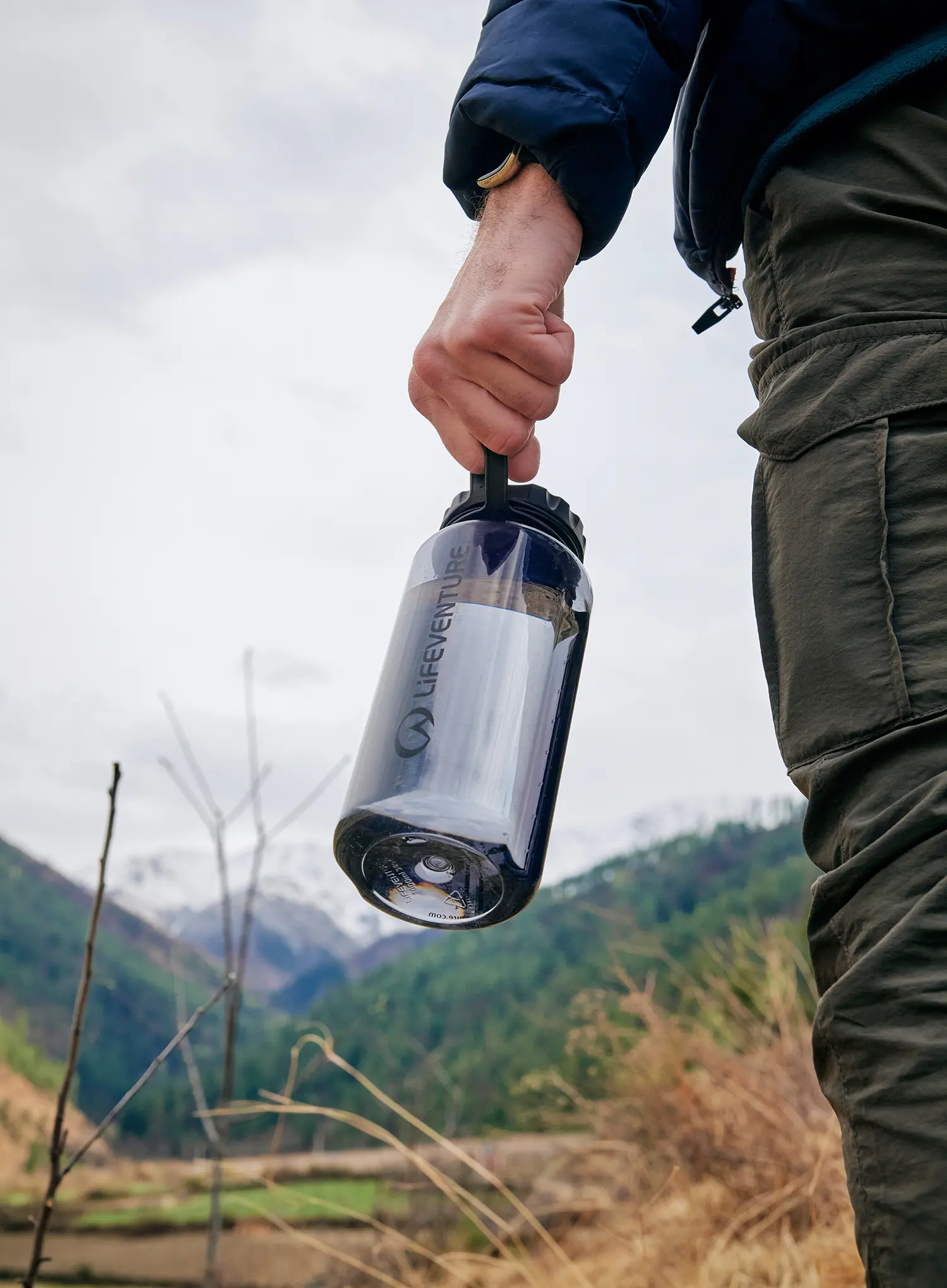 Boca Lifeventure Tritan Flask 1000ml - graphite