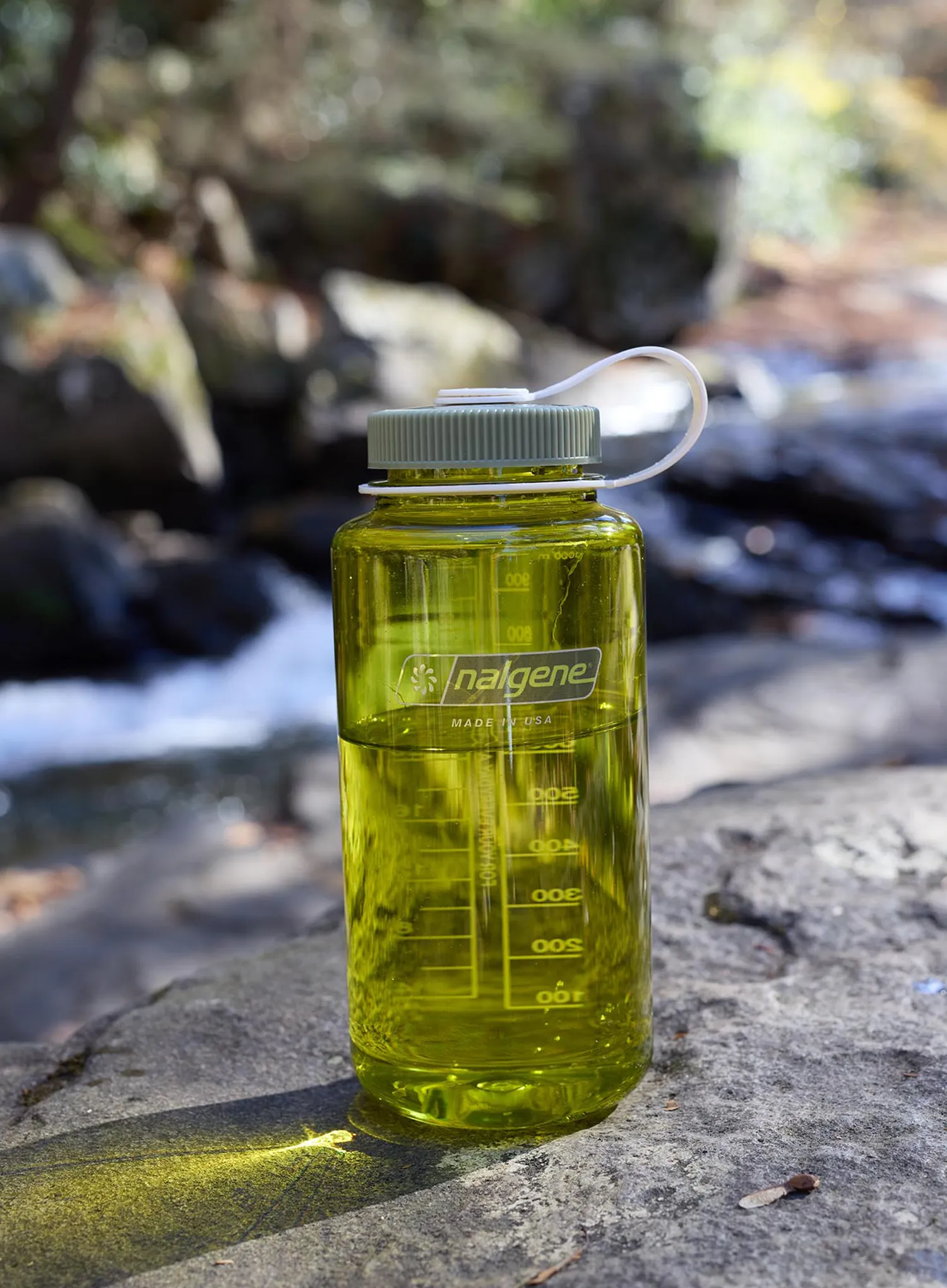 Boca Nalgene 32 oz Wide Mouth Thrill and Motion (946 ml) - endive with oil green
