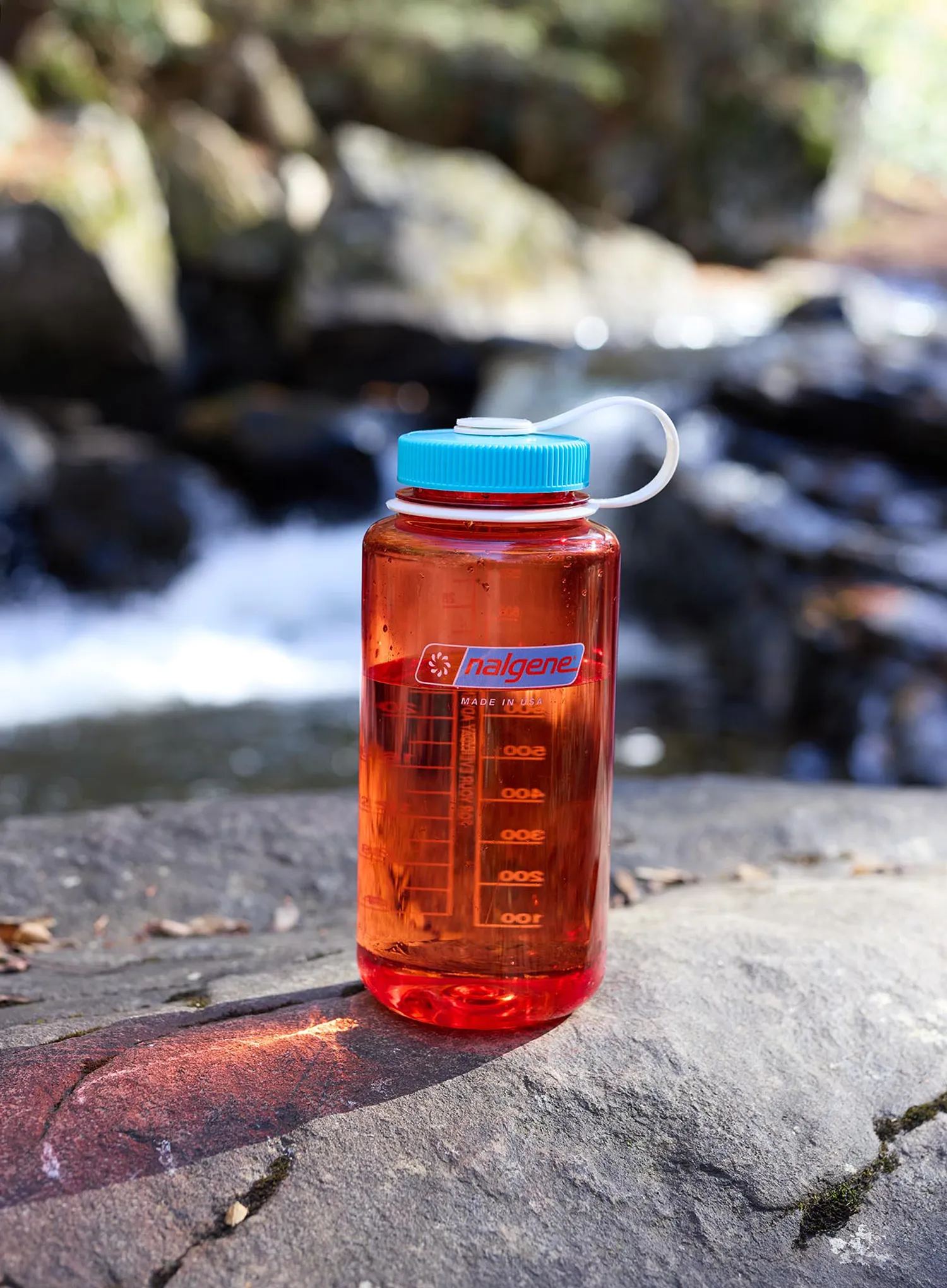 Boca Nalgene 32 oz Wide Mouth Thrill and Motion (946 ml) - flame with blue atoll