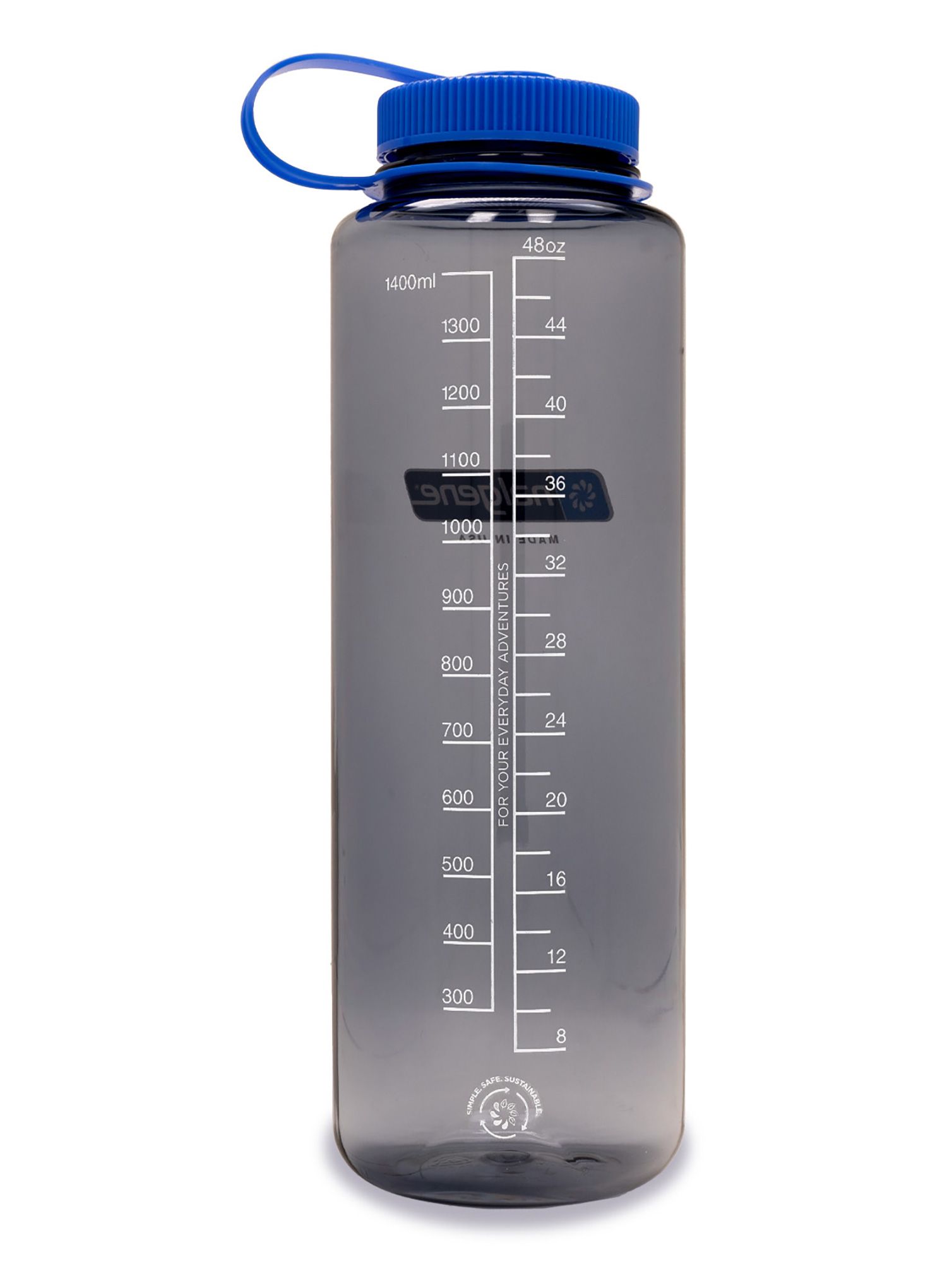 Boca Nalgene Silo Sustain Wide Mouth 48 oz (1420 ml) - grey/blue