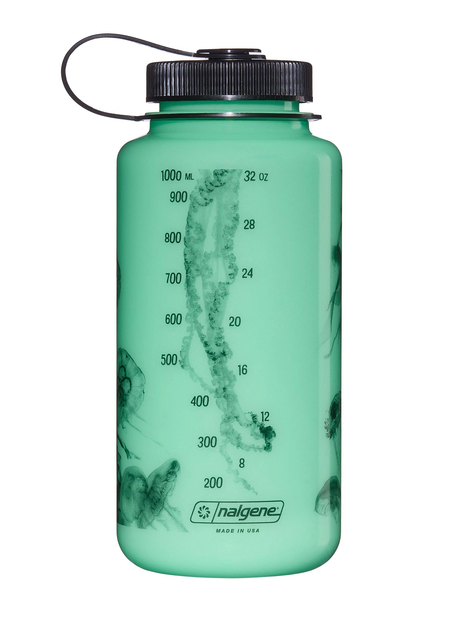 Boca Nalgene Wide Mouth 32 oz (946 ml) - w/black jellyfish