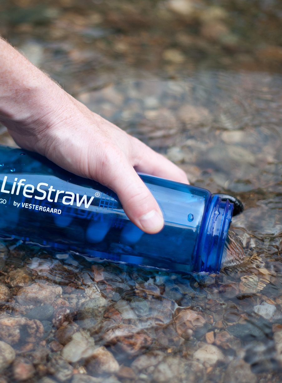 Boca Lifestraw Go 2-stage 22 oz (650 ml) - blue