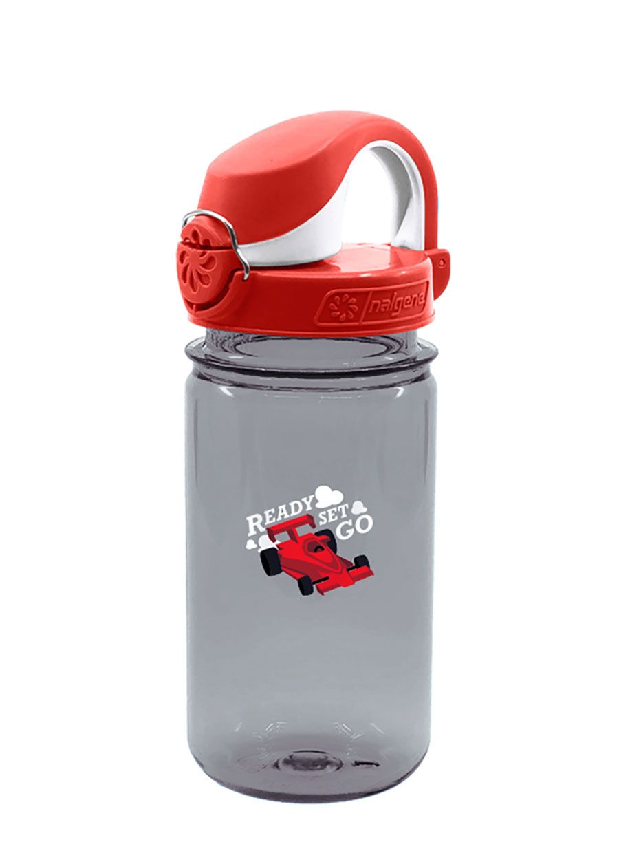 Boca za vodu za djecu Nalgene On The Fly Kids 12 oz (350 ml) - gray racecar