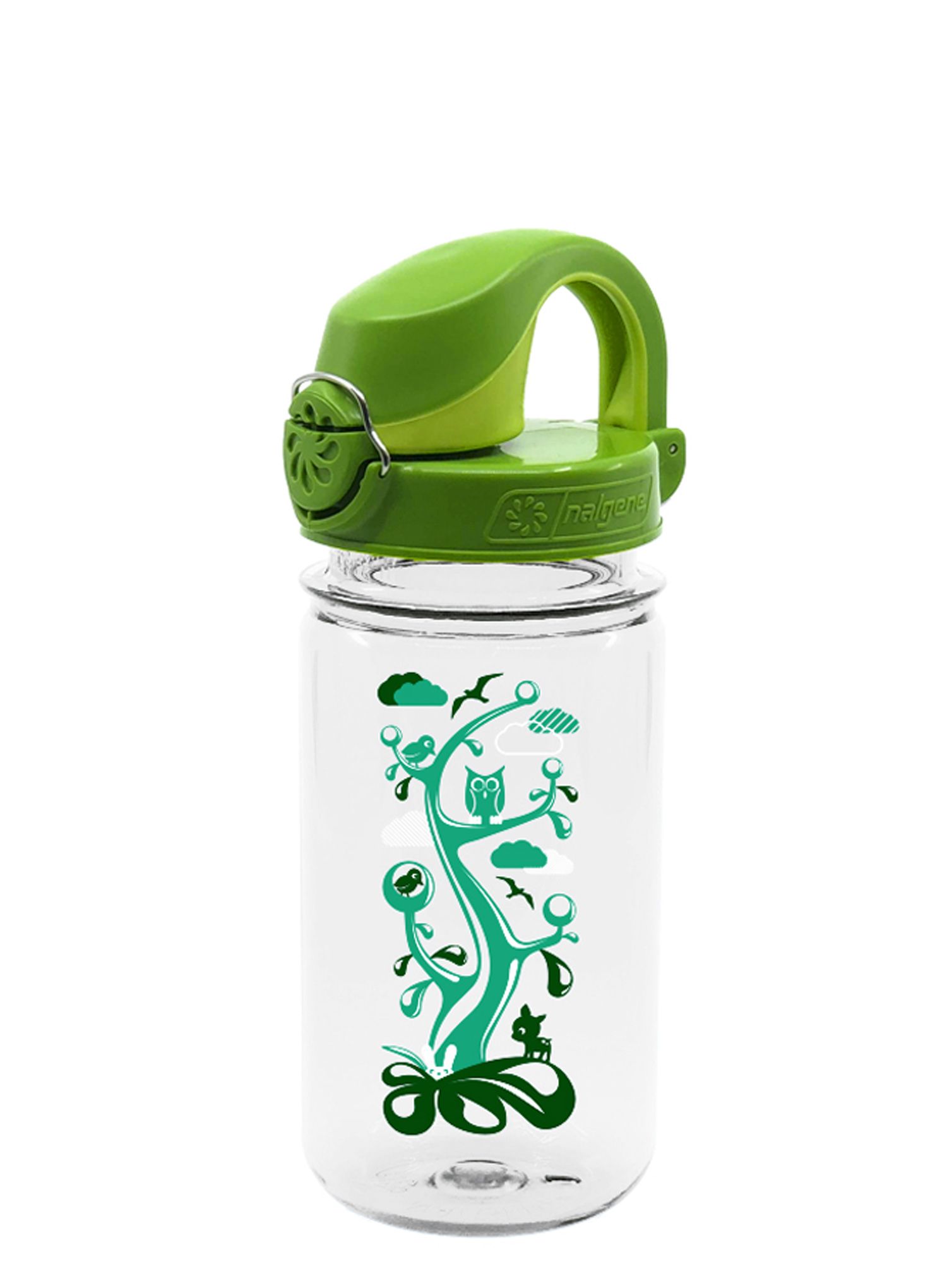 Boca za vodu za djecu Nalgene On The Fly Kids 12 oz (350 ml) - green owl