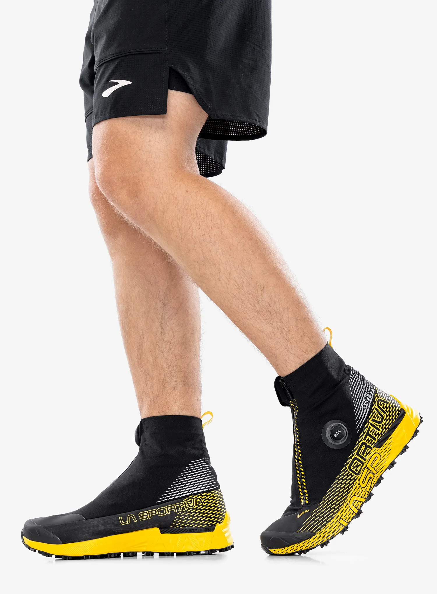 Muške tenisice za trčanje La Sportiva Cyklon Cross Gtx - black/yellow
