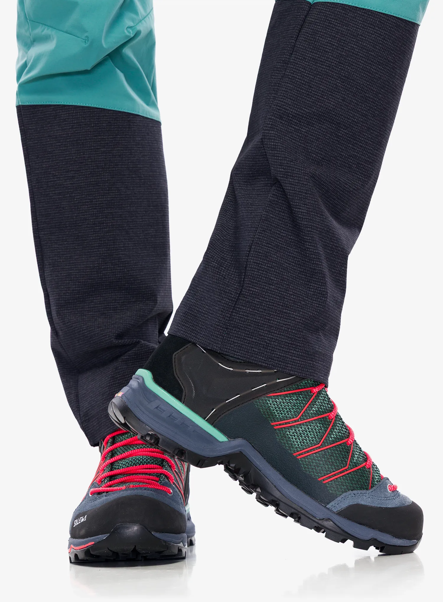Ženske cipele Salewa Mountain Trainer Lite Mid GTX - feld green/fluo coral
