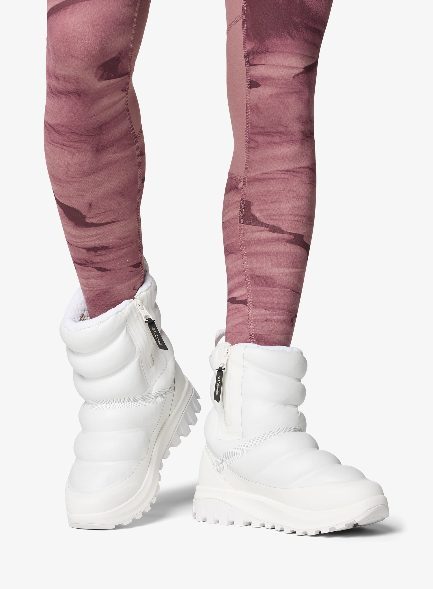 Ženske zimske cipele Columbia Snowtrot Peak ODX - white/graphite