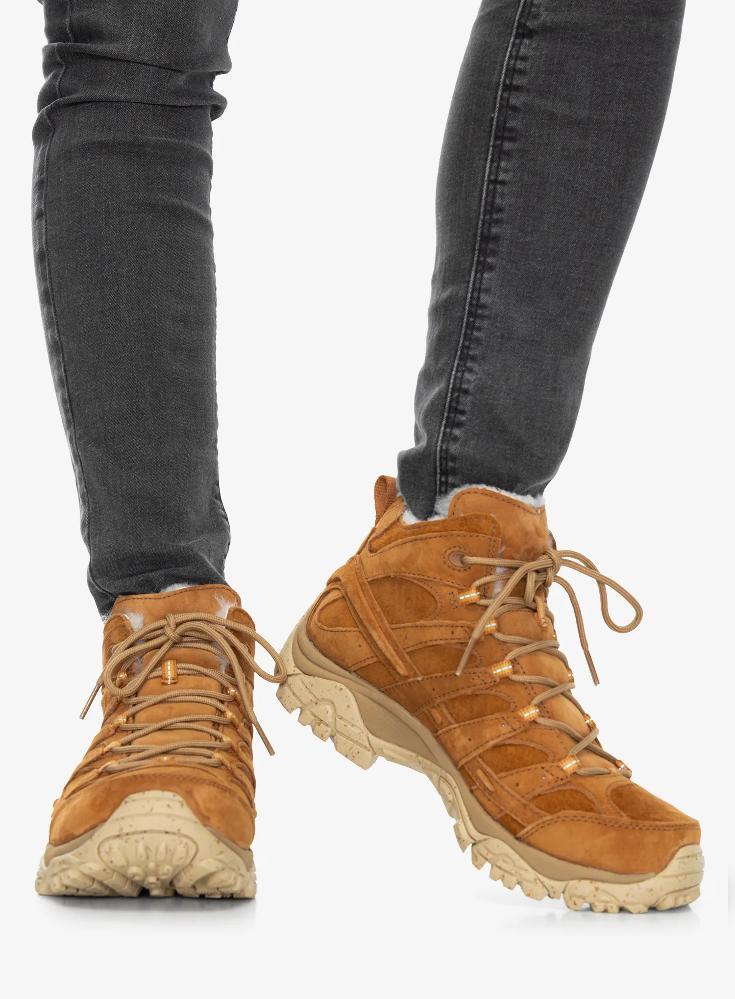 Ženske zimske cipele Merrell Moab 2 Decon Mid Cozy Luxe SE - korma