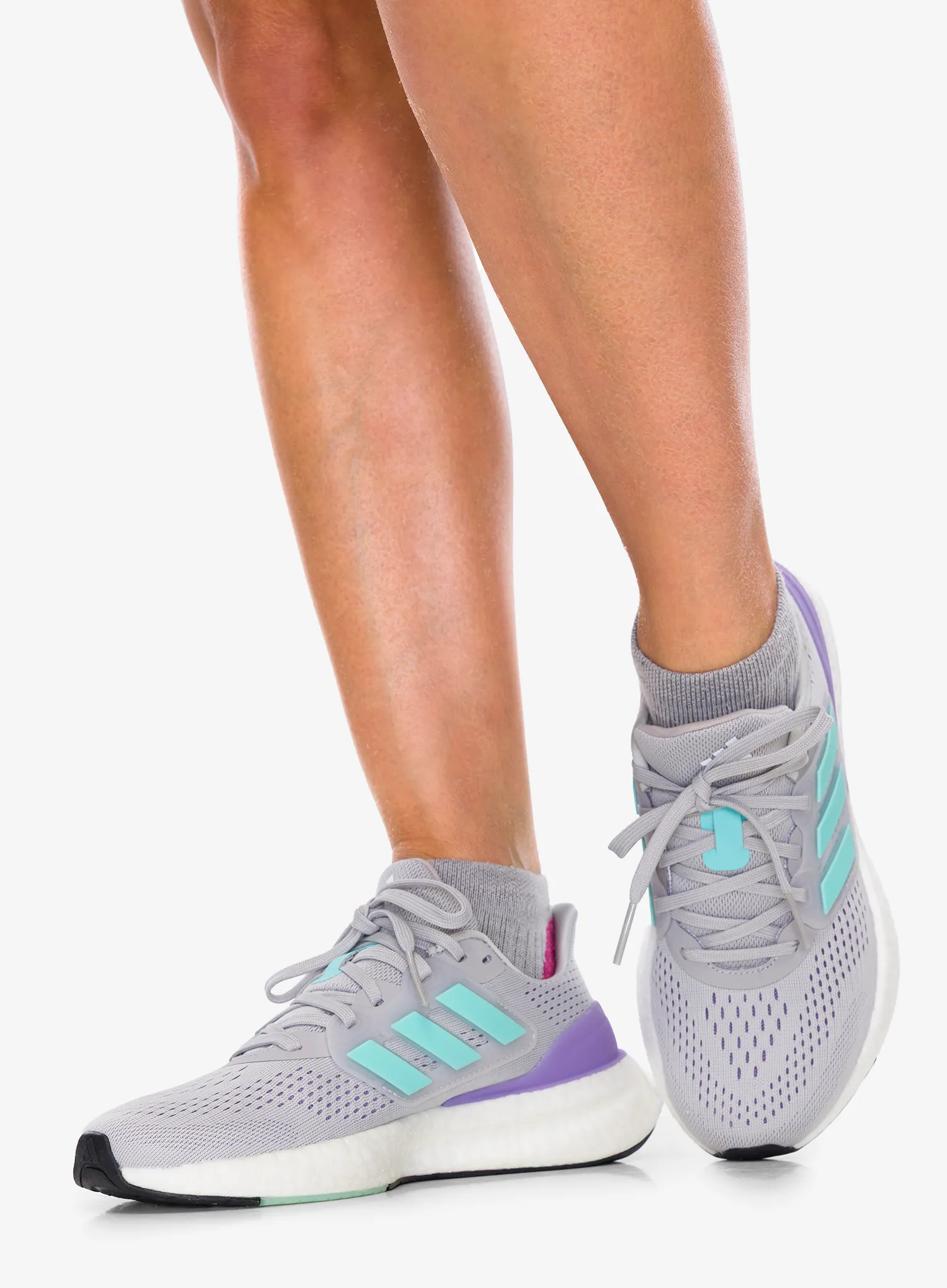 Ženske tenisice za trčanje adidas Pureboost 23 - gretwo/flaaqu/ftwwht