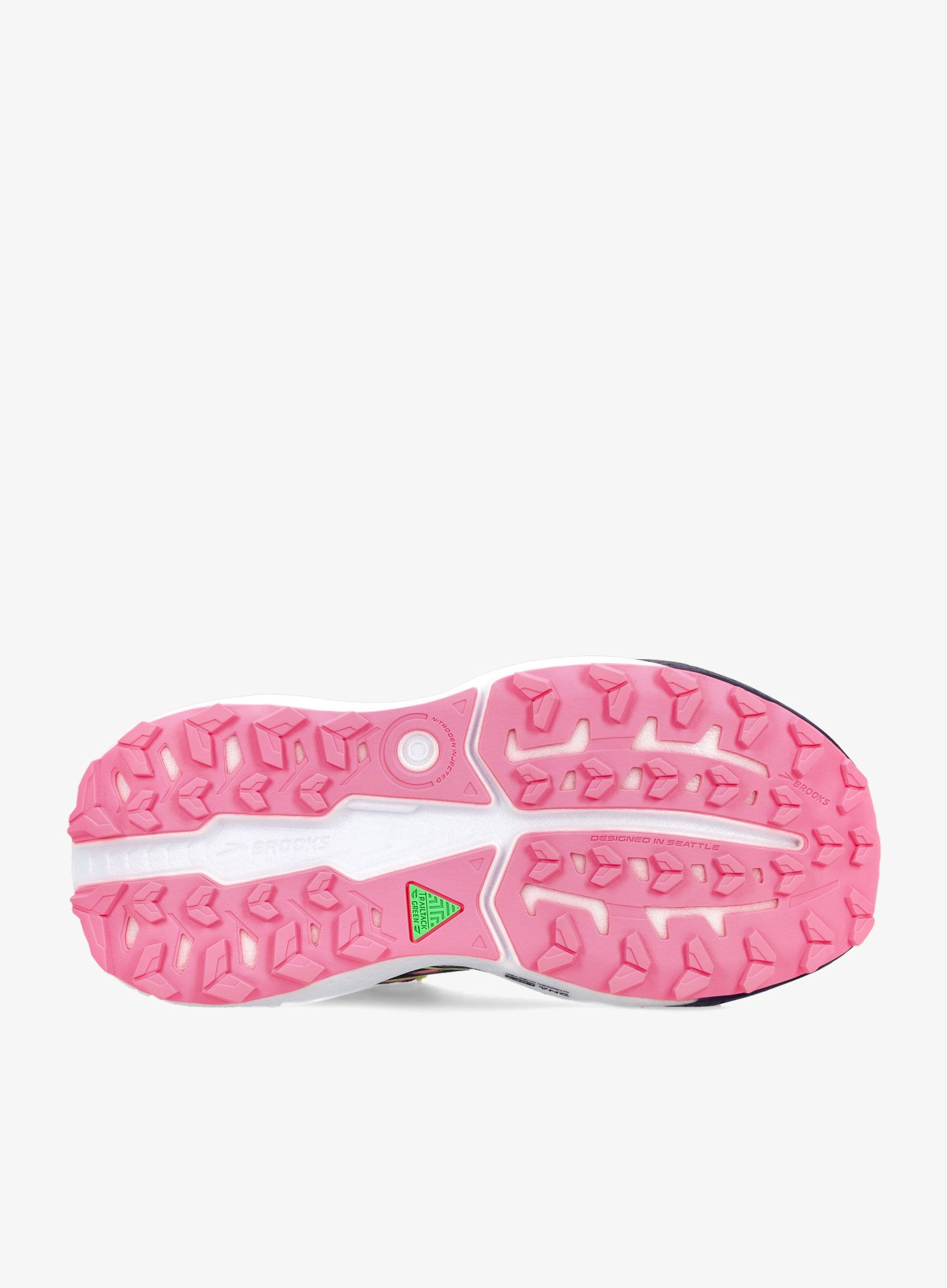Ženske tenisice za trčanje Brooks Caldera 7 - pink/peacoat/sunny lime