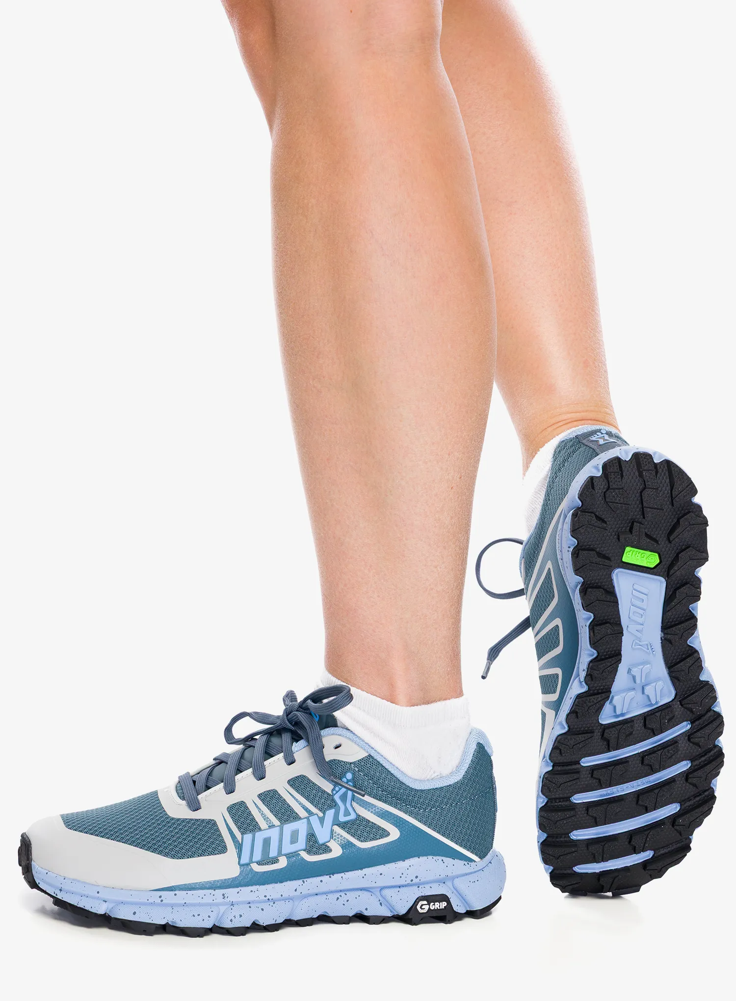 Ženske tenisice za trčanje Inov-8 TrailFly G 270 V2 - blue/grey