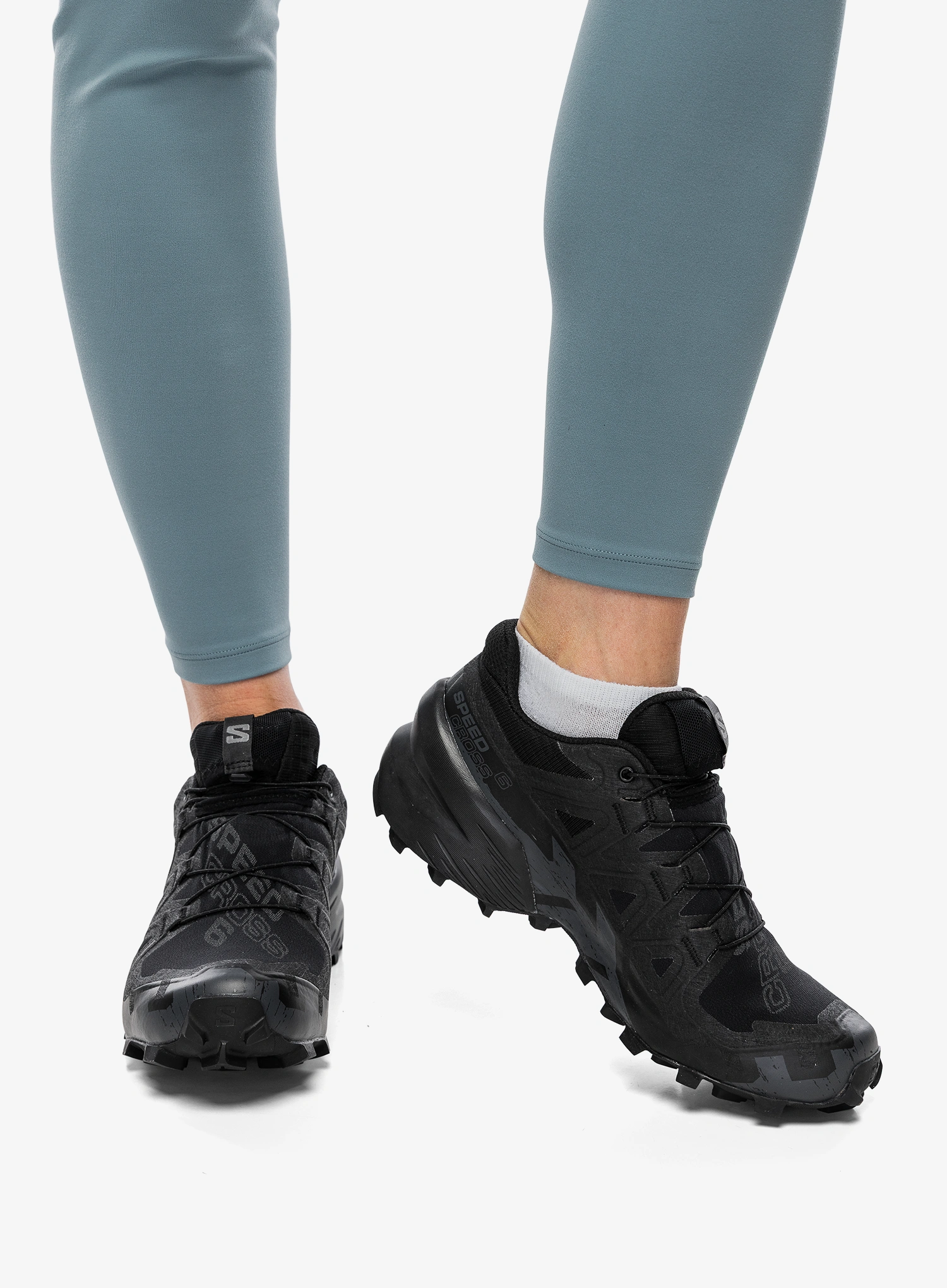 Ženske tenisice za trčanje Salomon Speedcross 6 GTX - black/phan