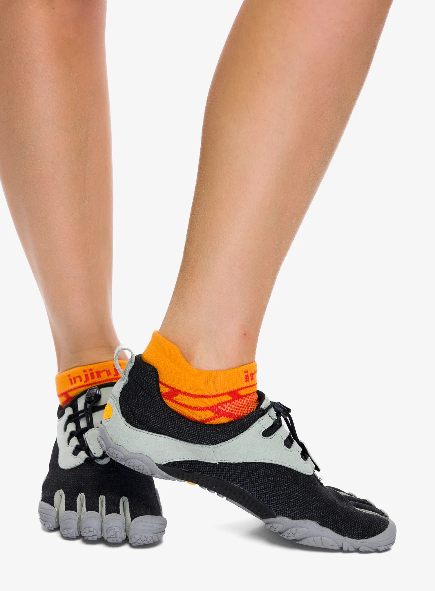Ženske tenisice za trčanje Vibram Fivefingers V-Run Retro - black/grey