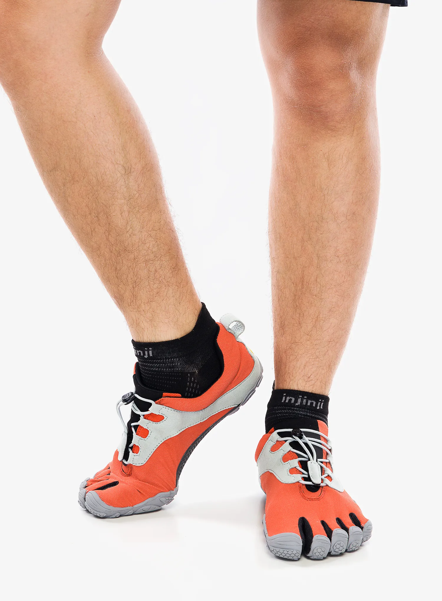 Muške tenisice za trčanje Vibram Fivefingers V-Run Retro - red/black/grey