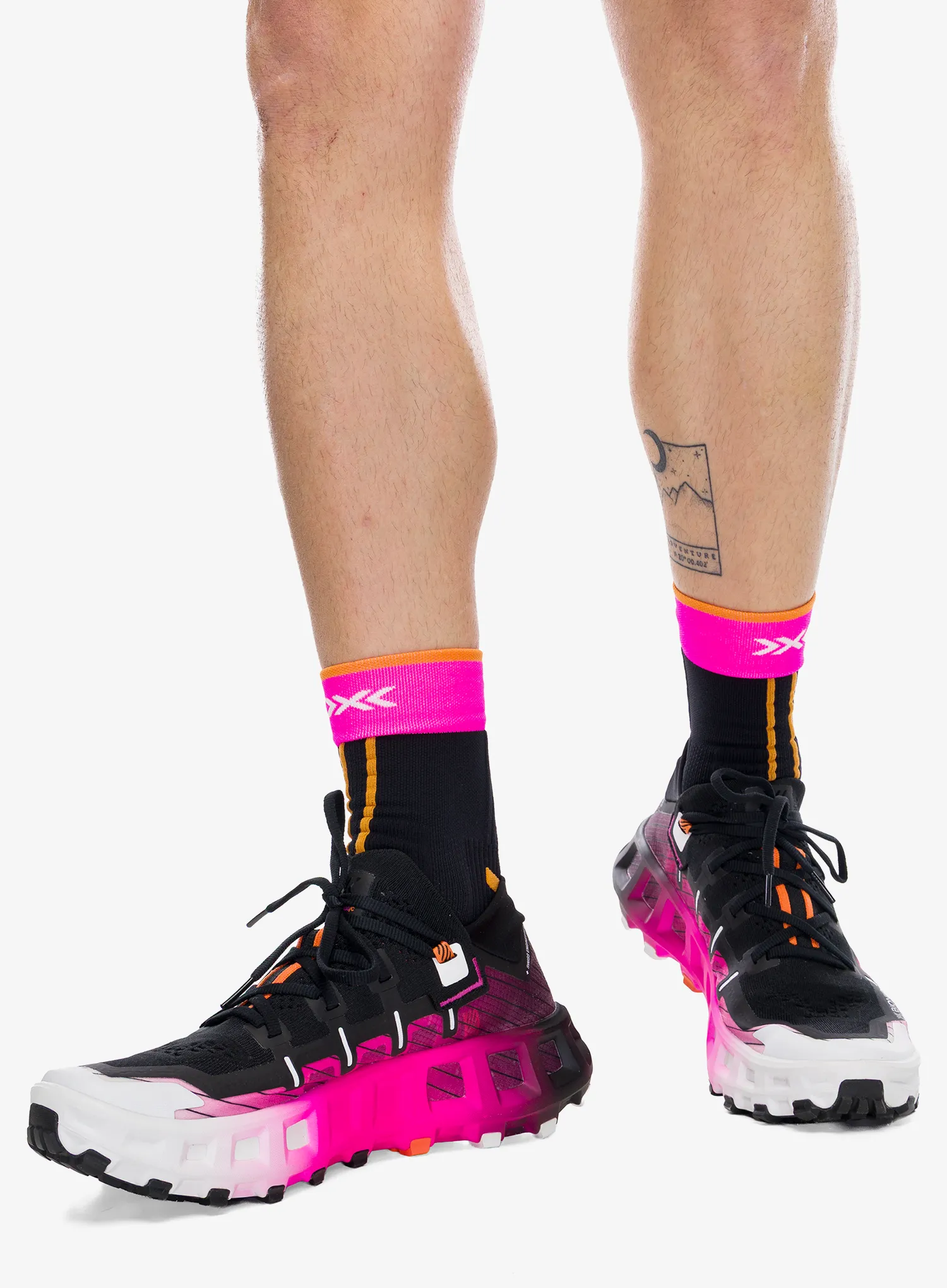 Trail tenisice X-Bionic Terraskin X00 C - x black/x white/fluo pink