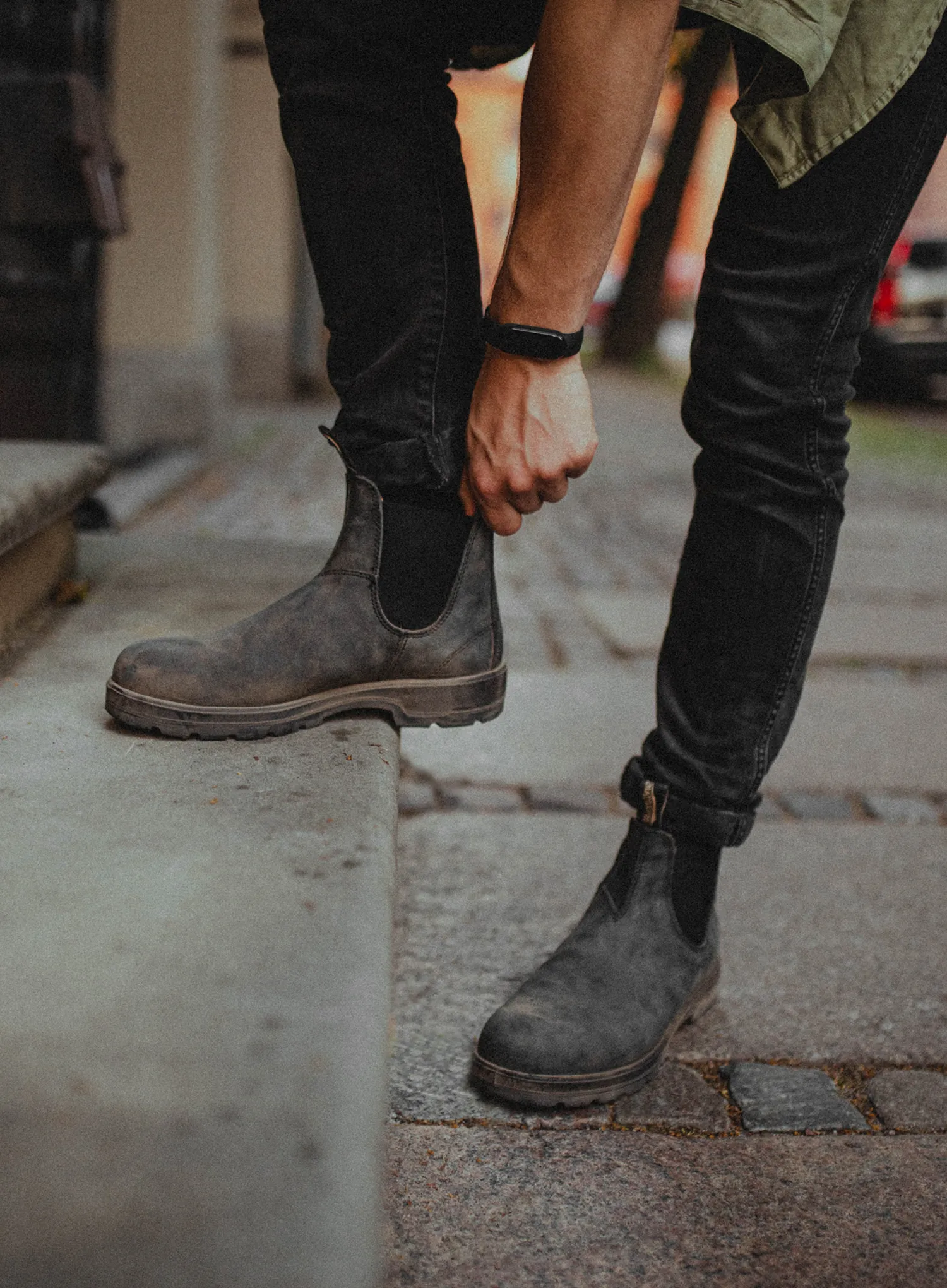 Lifestyle cipele Blundstone 587 - rustic black