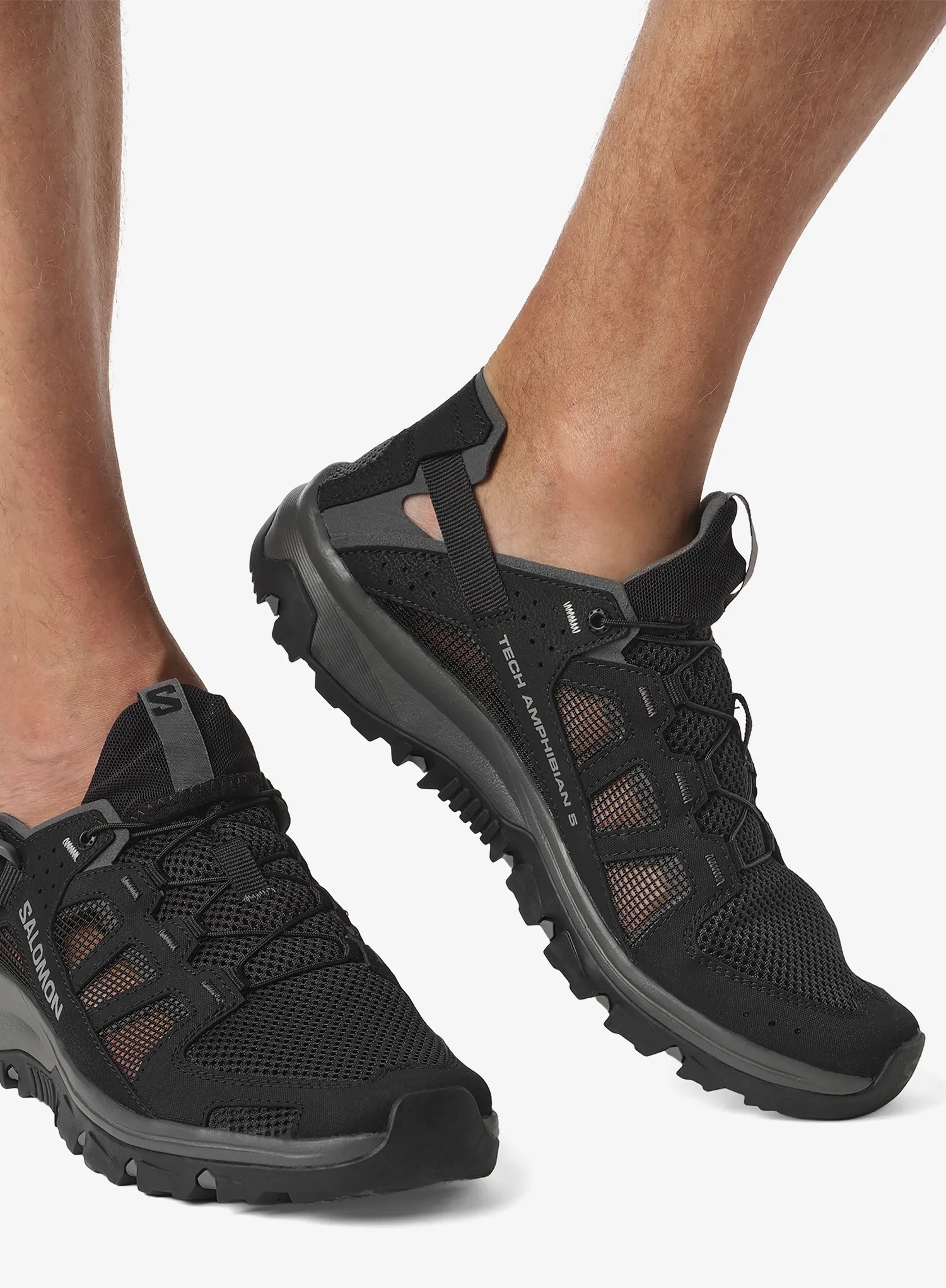 Outdoor cipele Salomon Techamphibian 5 - black/monument