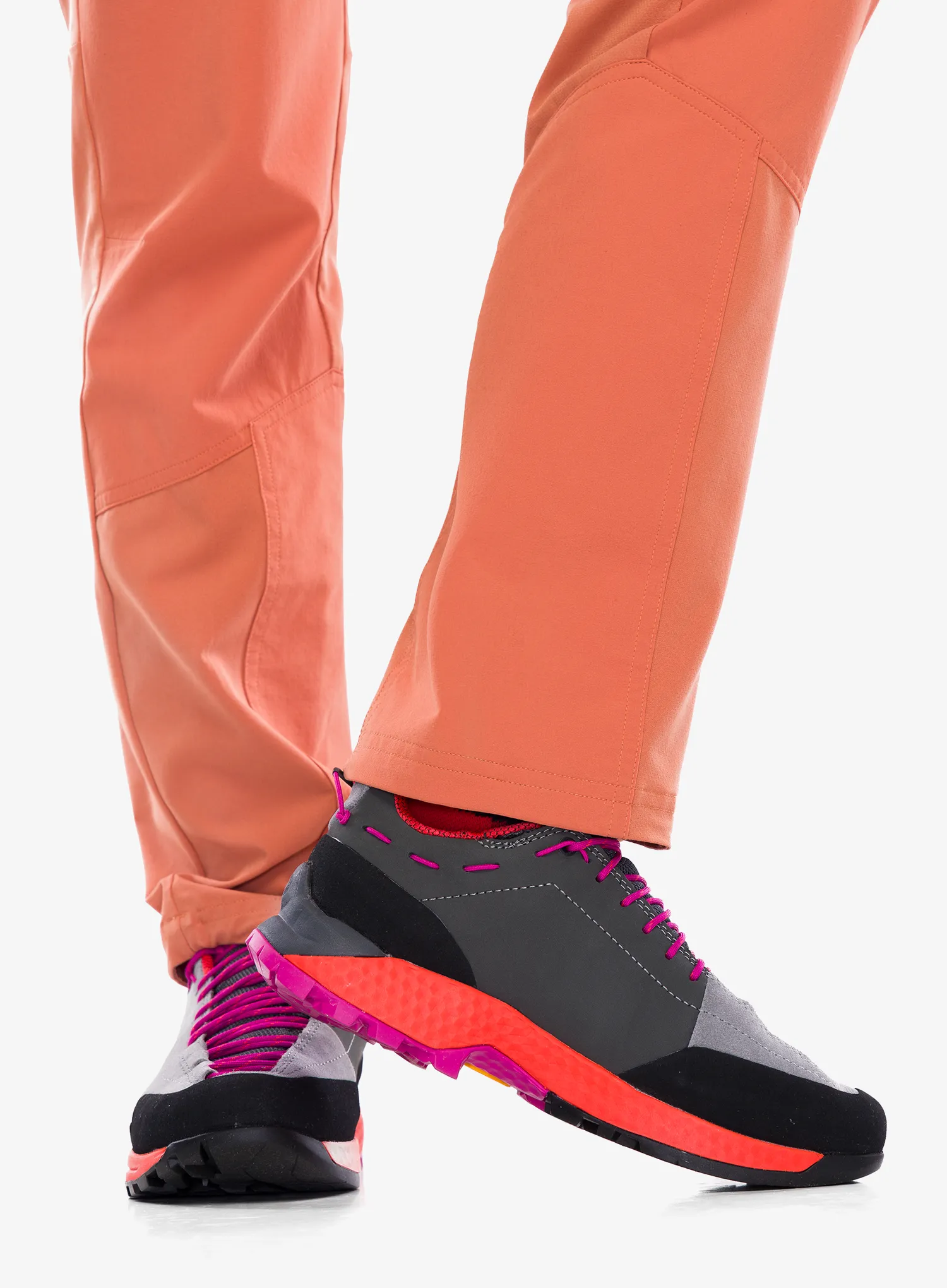 Ženske pristupne cipele La Sportiva Tx Guide Leather - grey/cherry tomato